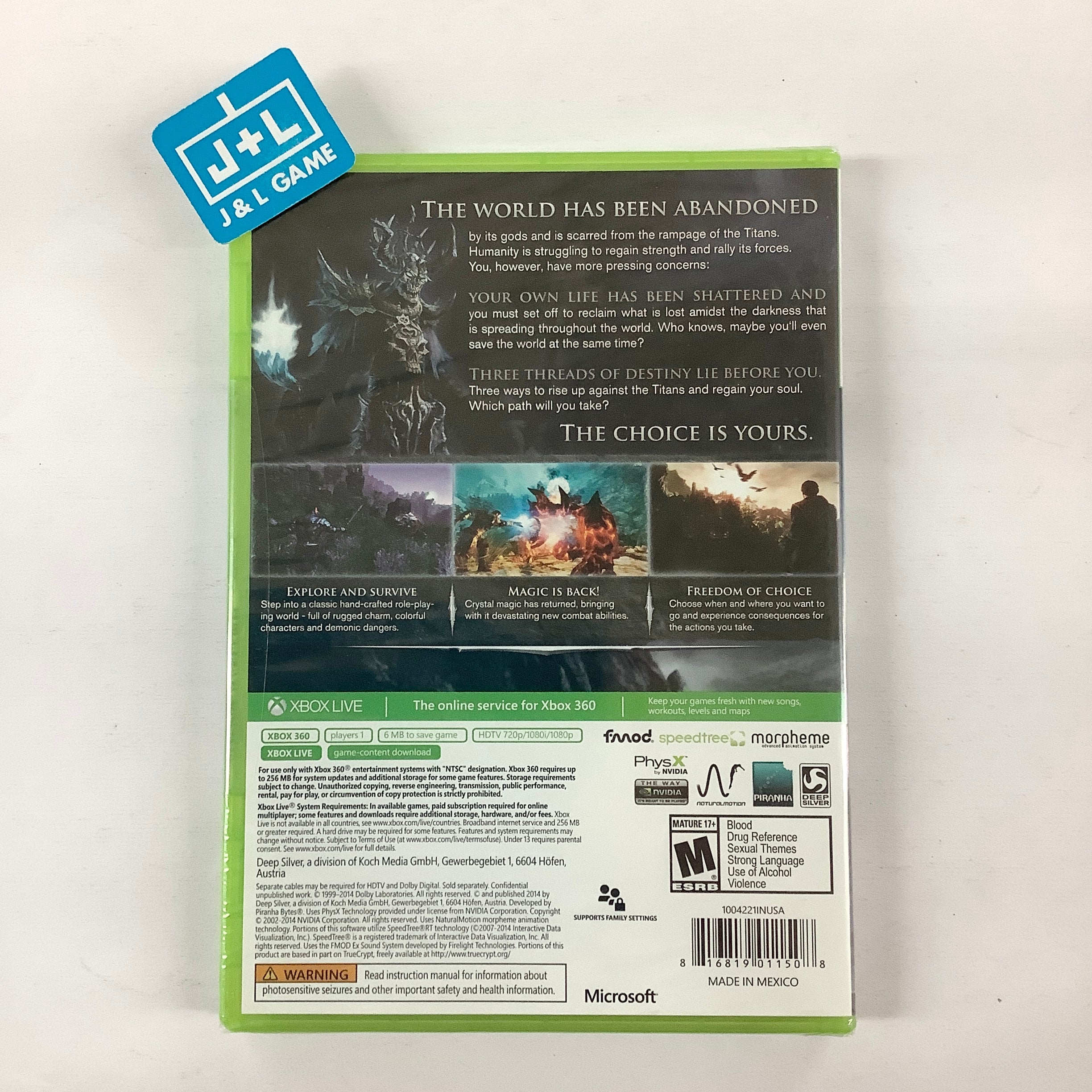 Risen 3: Titan Lords - Xbox 360 Video Games Deep Silver   
