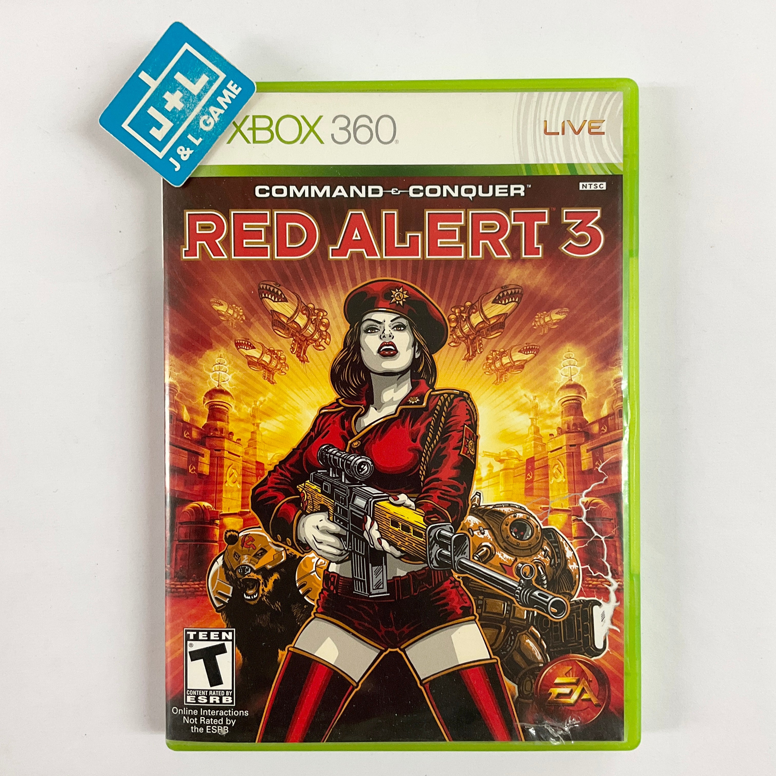 Command & Conquer: Red Alert 3 - Xbox 360 [Pre-Owned] Video Games Electronic Arts   