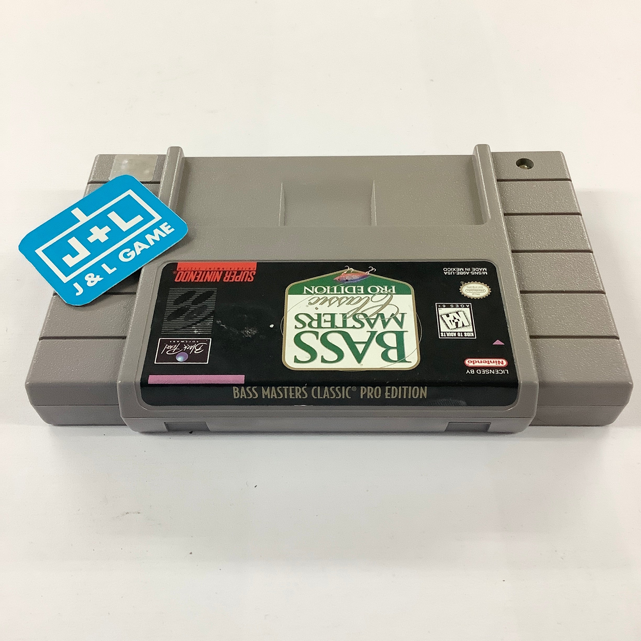 Bass Masters Classic: Pro Edition - (SNES) Super Nintendo [Pre-Owned] Video Games Black Pearl   