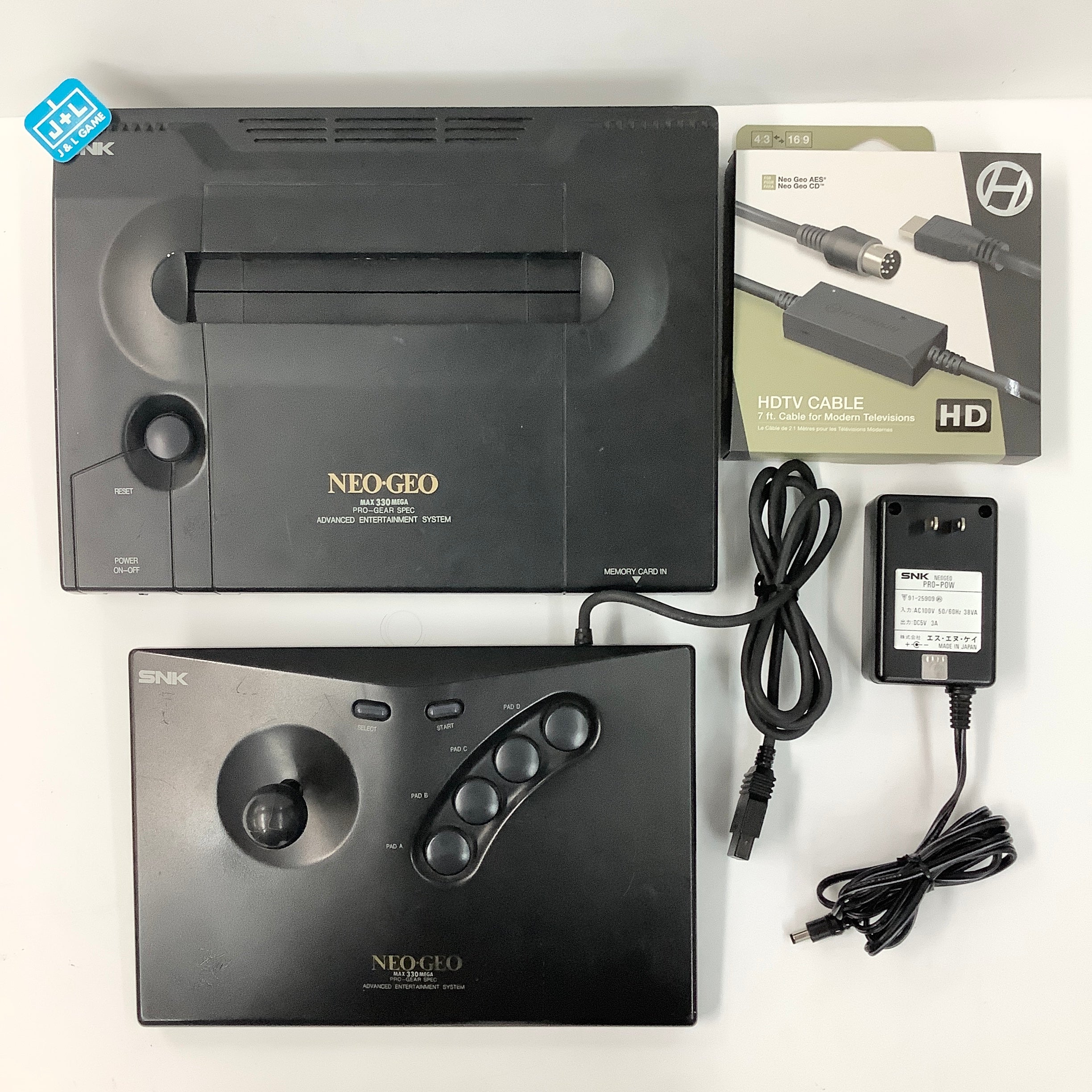 SNK Neo Geo AES Console & Controller – Boxed, Tested, Good Condition