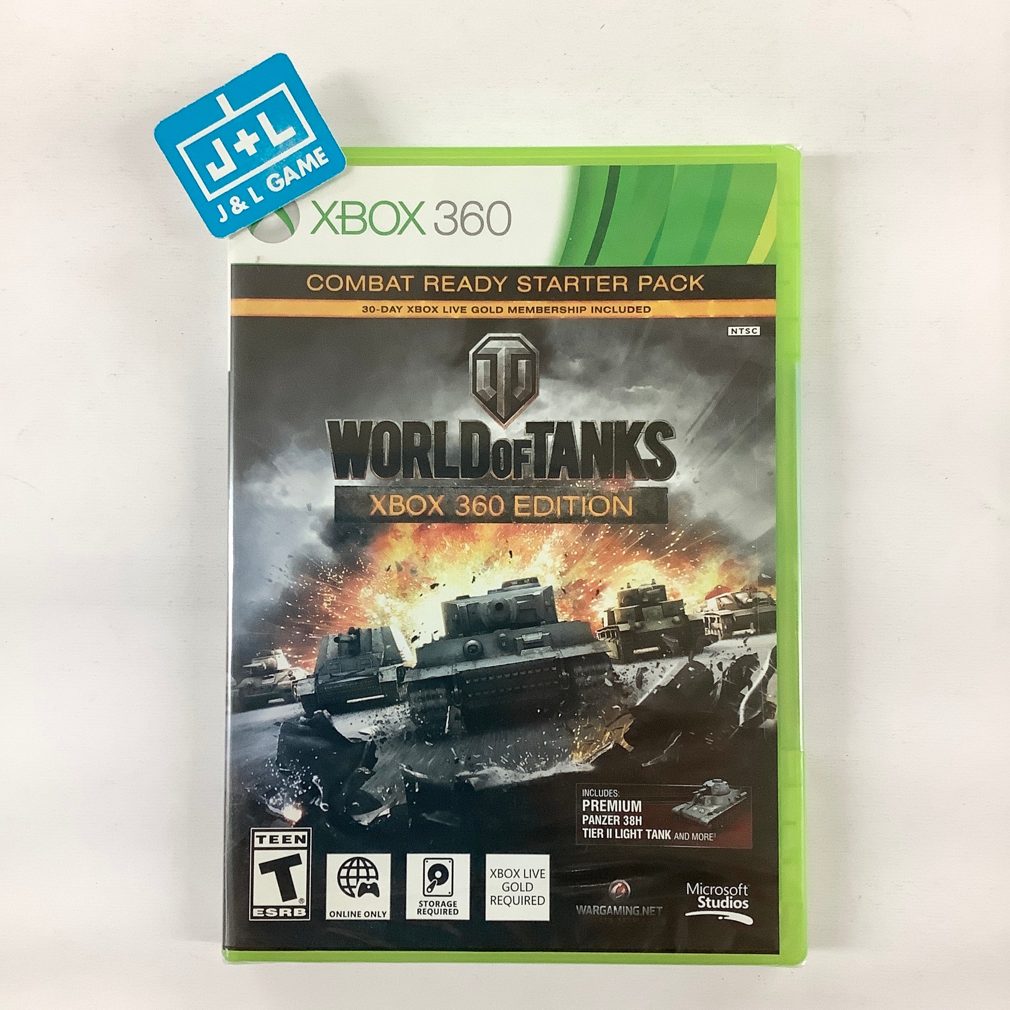 World of Tanks: Xbox 360 Edition (Combat Ready Starter Pack) - Xbox 360 Video Games Microsoft Game Studios   