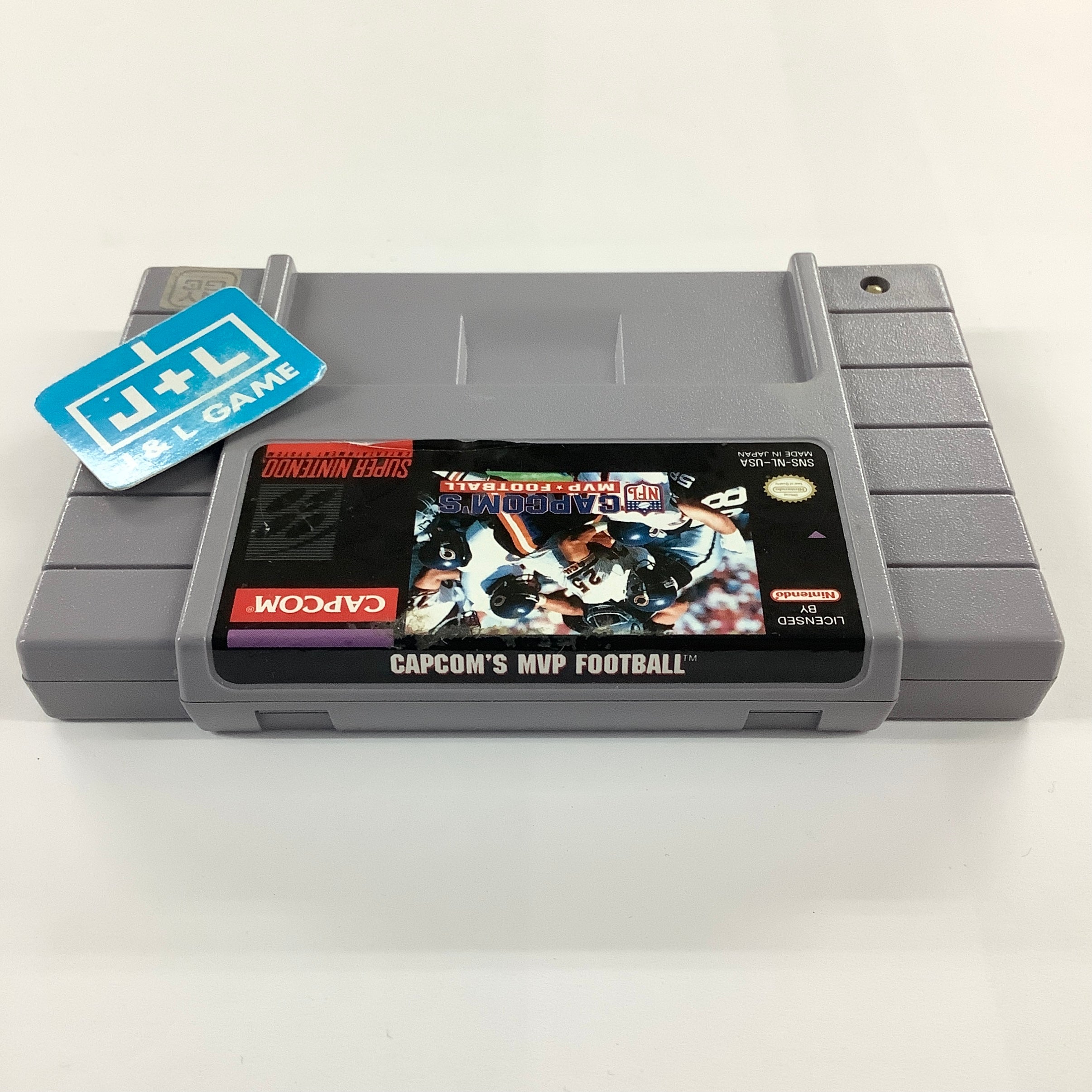Capcom's MVP Football - (SNES) Super Nintendo [Pre-Owned] | J&L Game