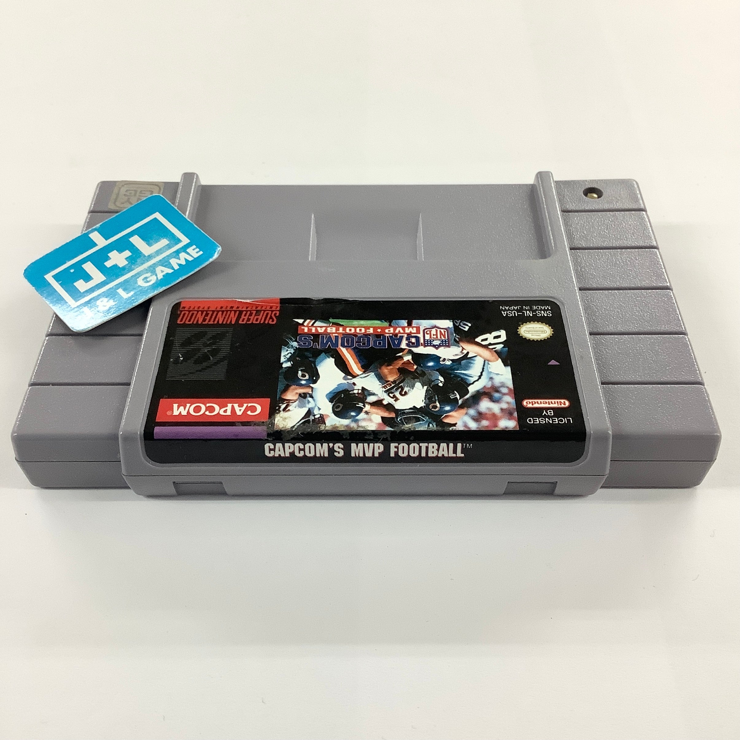 Capcom's MVP Football - (SNES) Super Nintendo [Pre-Owned] Video Games Capcom   