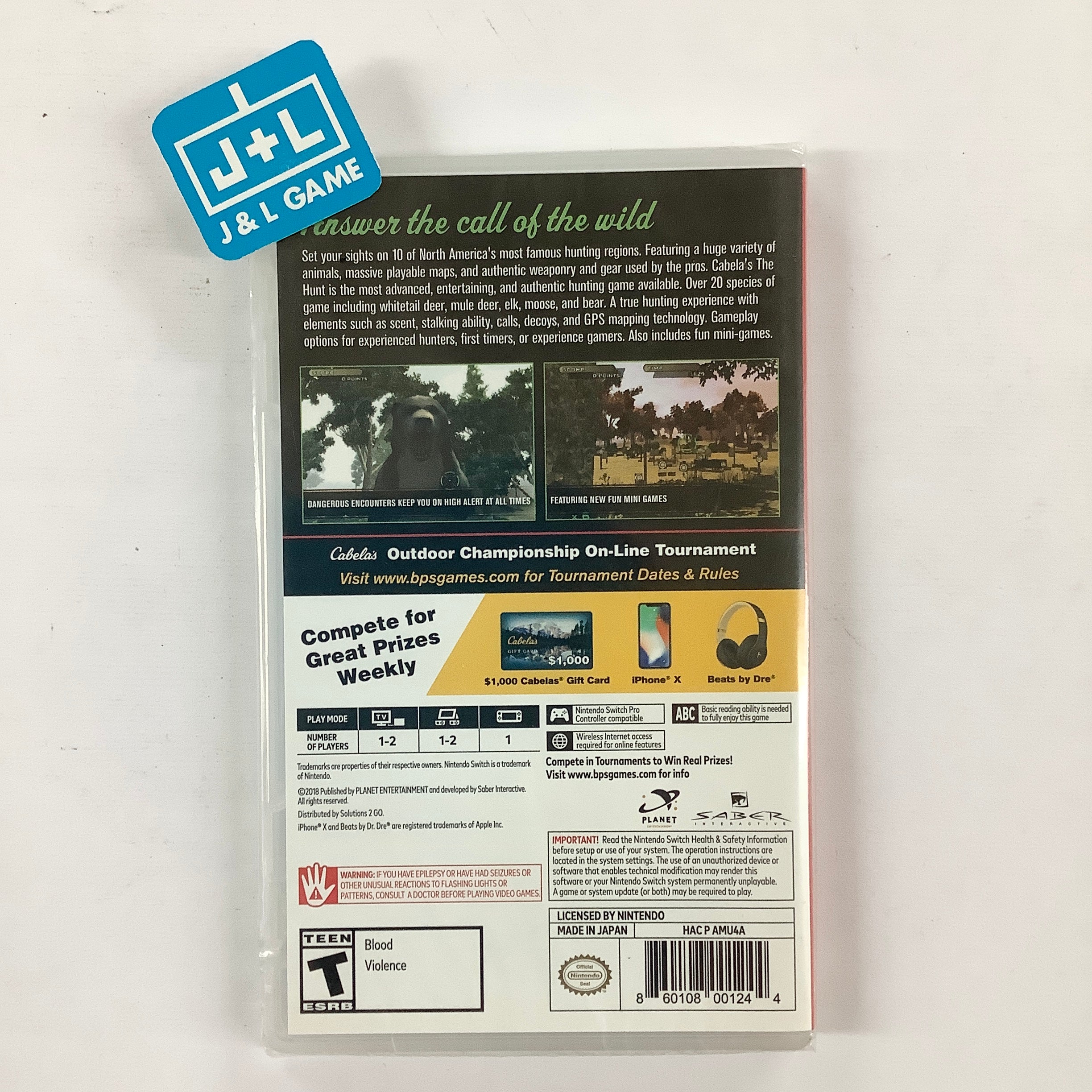 Cabela's: The Hunt Championship Edition - (NSW) Nintendo Switch Video Games Planet Entertainment   