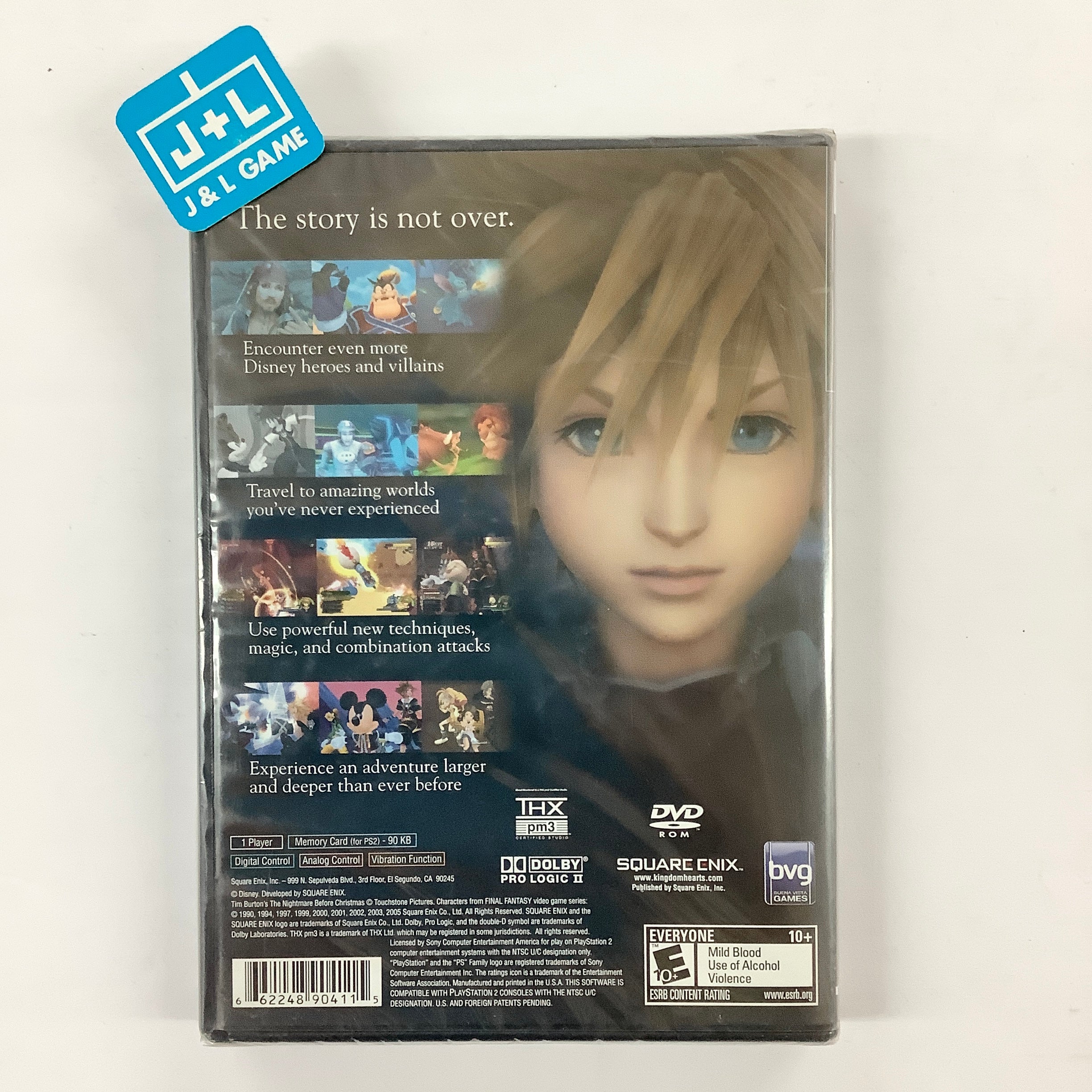 Kingdom Hearts II - (PS2) PlayStation 2 Video Games Square Enix   