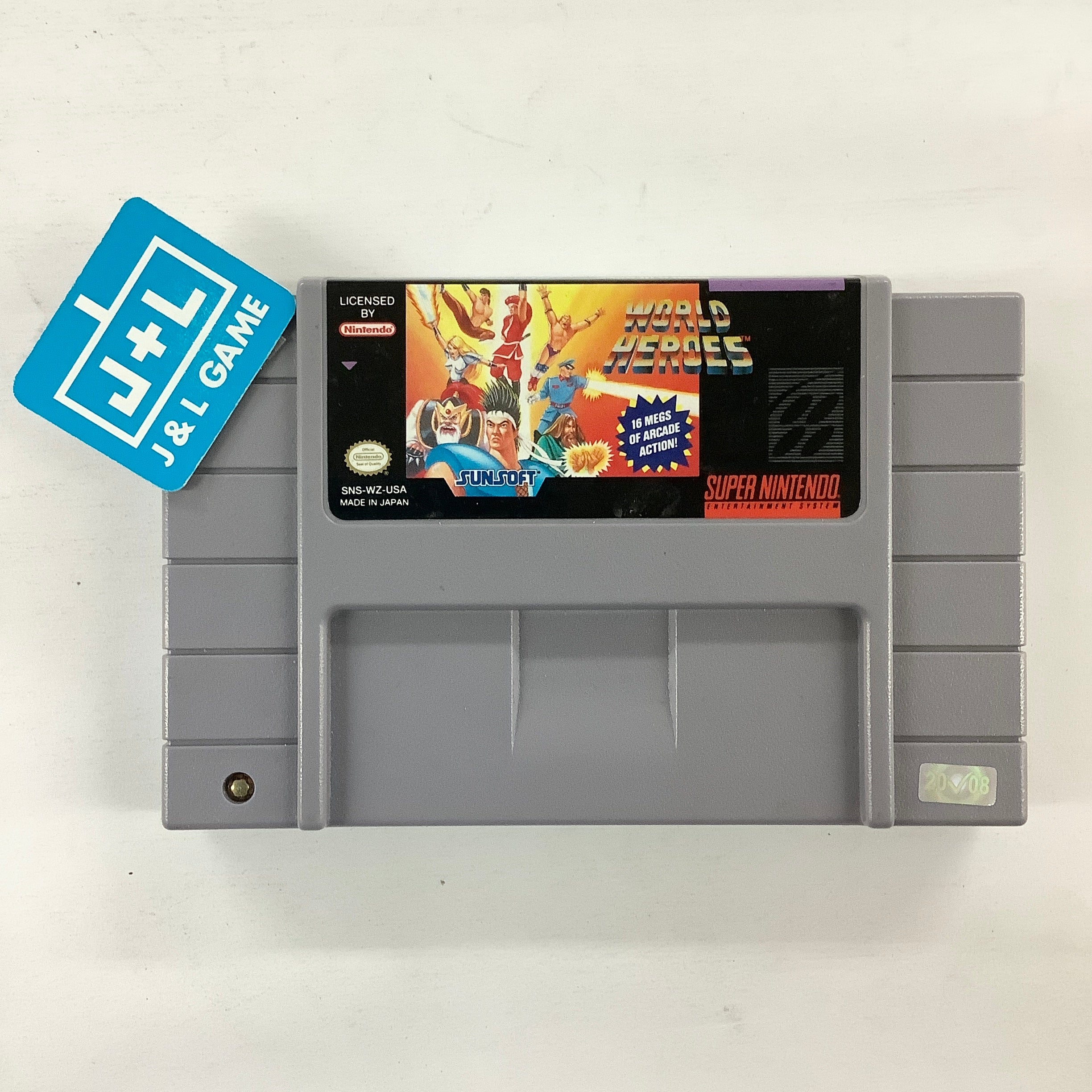 World Heroes - (SNES) Super Nintendo [Pre-Owned] Video Games SunSoft   