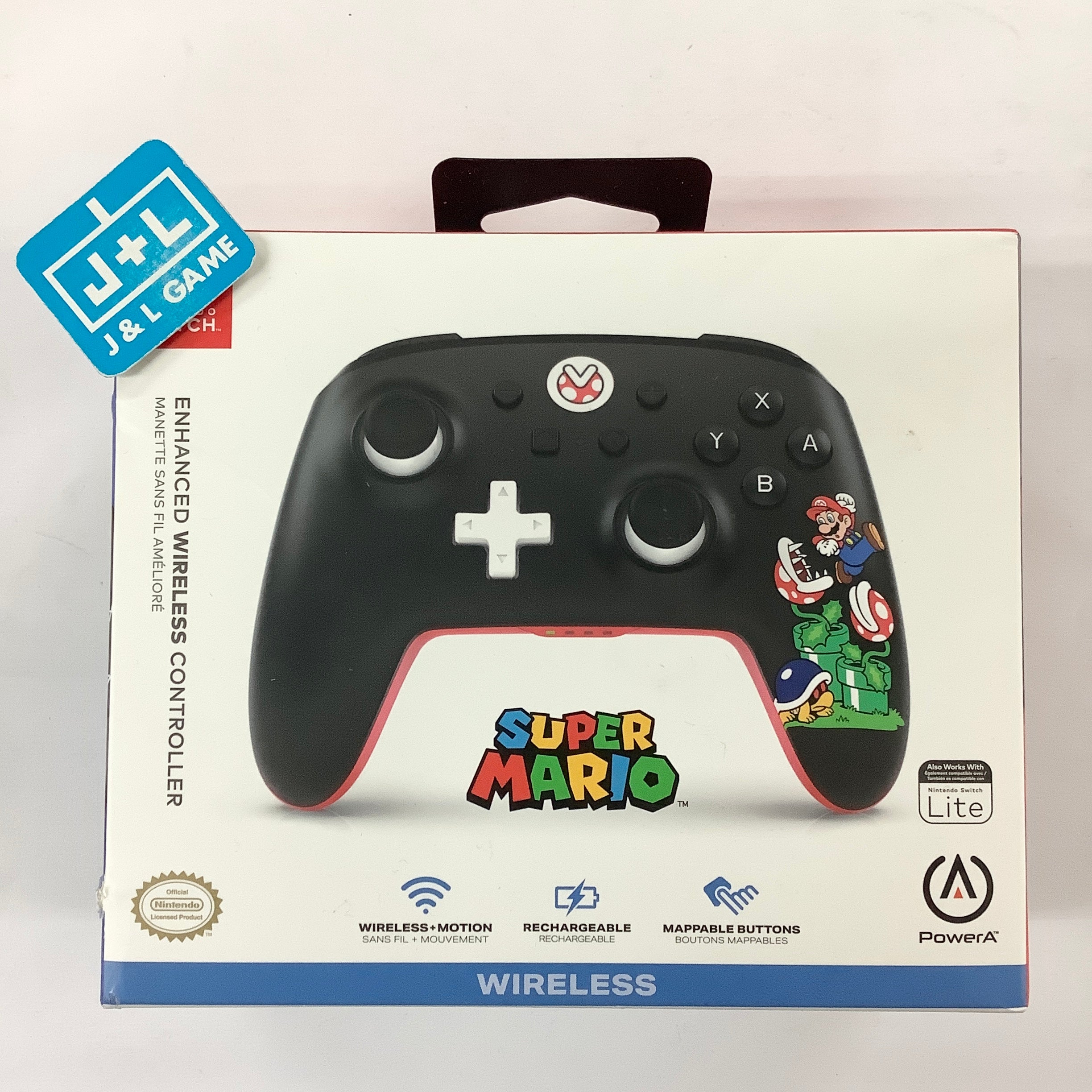 PowerA Enhanced Wired Controller (Mario Mayhem) - (NSW) Nintendo Switch Accessories PowerA   