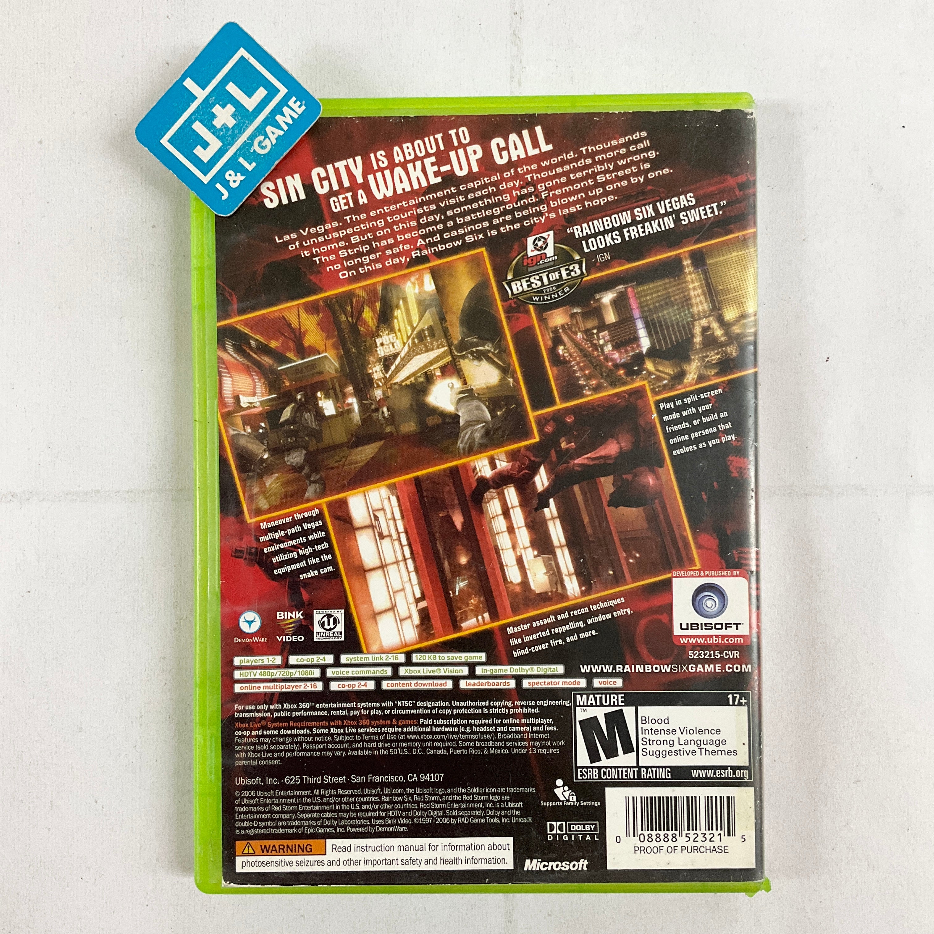 Offical Xbox Demo Disc #64 Tom Clanceys Rainbow Six Vegas Offical Xbox Demo Disc #64 Tom Clanceys Rainbow Six Vegas