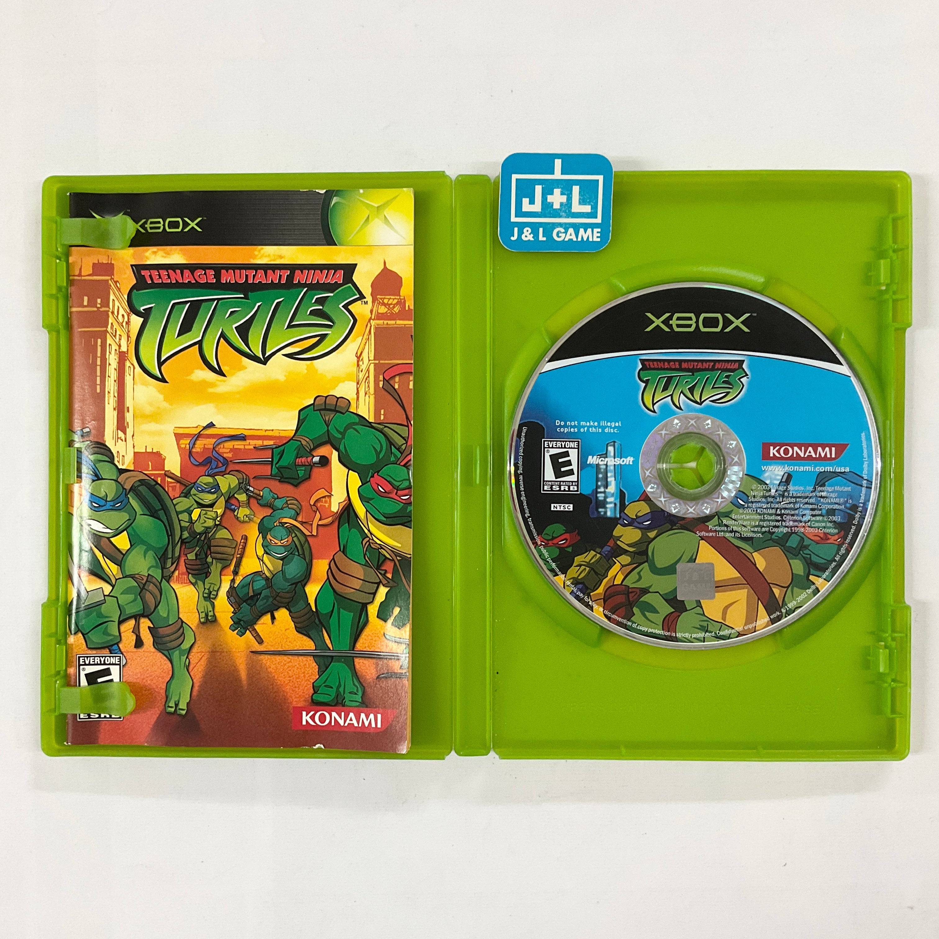 Teenage Mutant Ninja Turtles - (XB) Xbox [Pre-Owned] Video Games Konami   