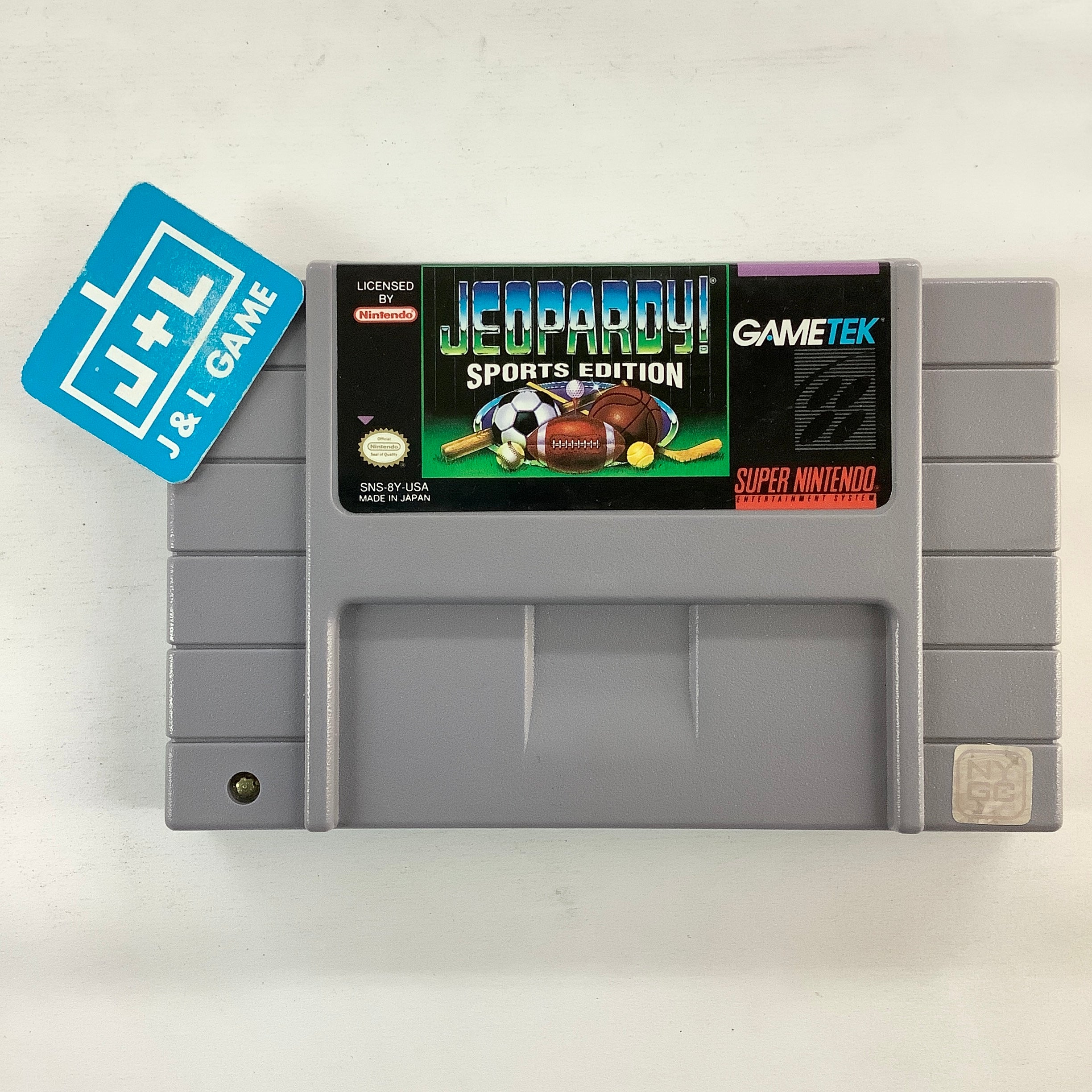 Jeopardy! Sports Edition - (SNES) Super Nintendo [Pre-Owned] Video Games GameTek   