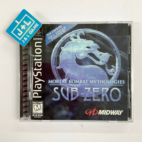 Mortal Kombat Mythologies: Sub-Zero - (PS1) PlayStation 1 [Pre-Owned] Video Games Midway   