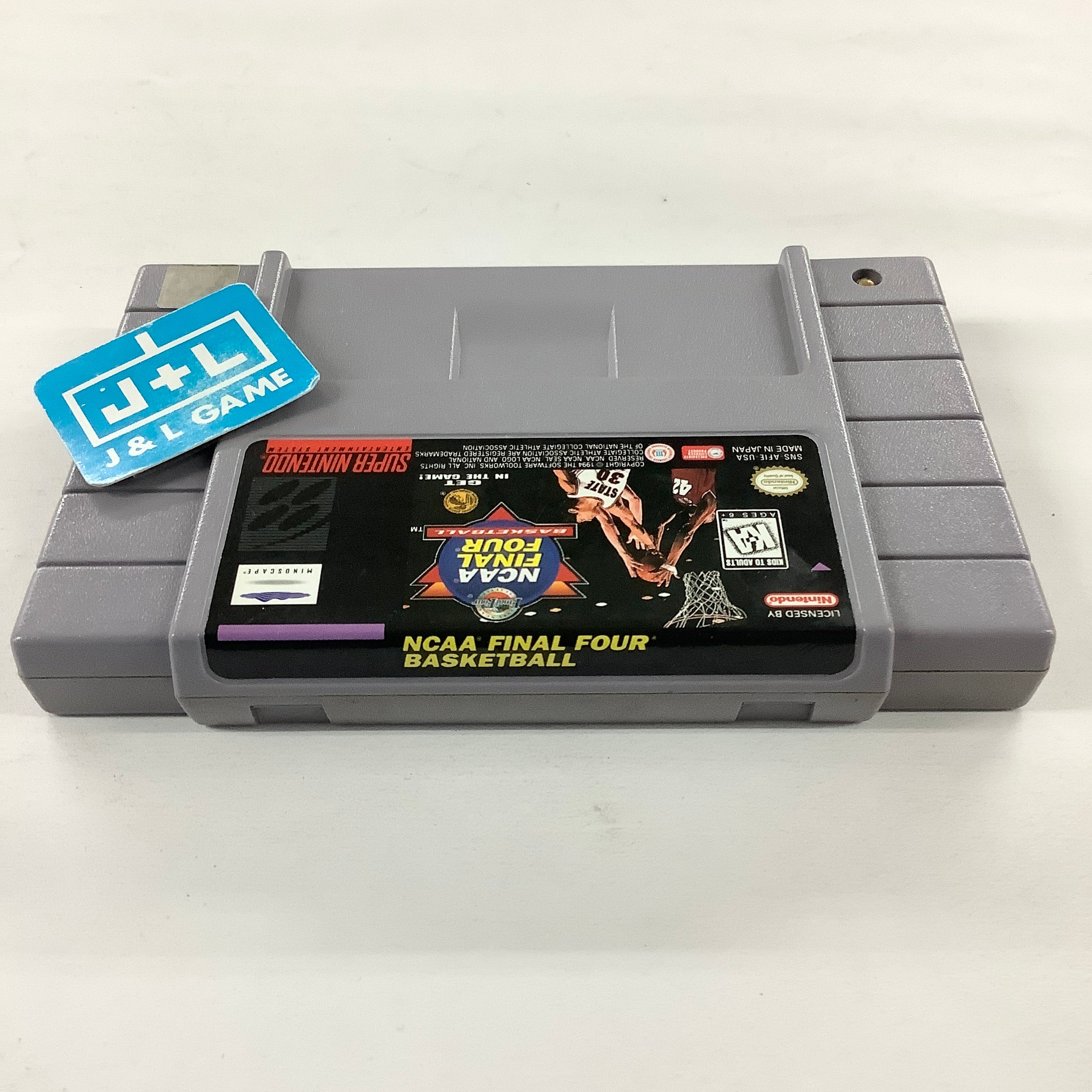 NCAA Final Four Basketball - (SNES) Super Nintendo [Pre-Owned] Video Games Mindscape   