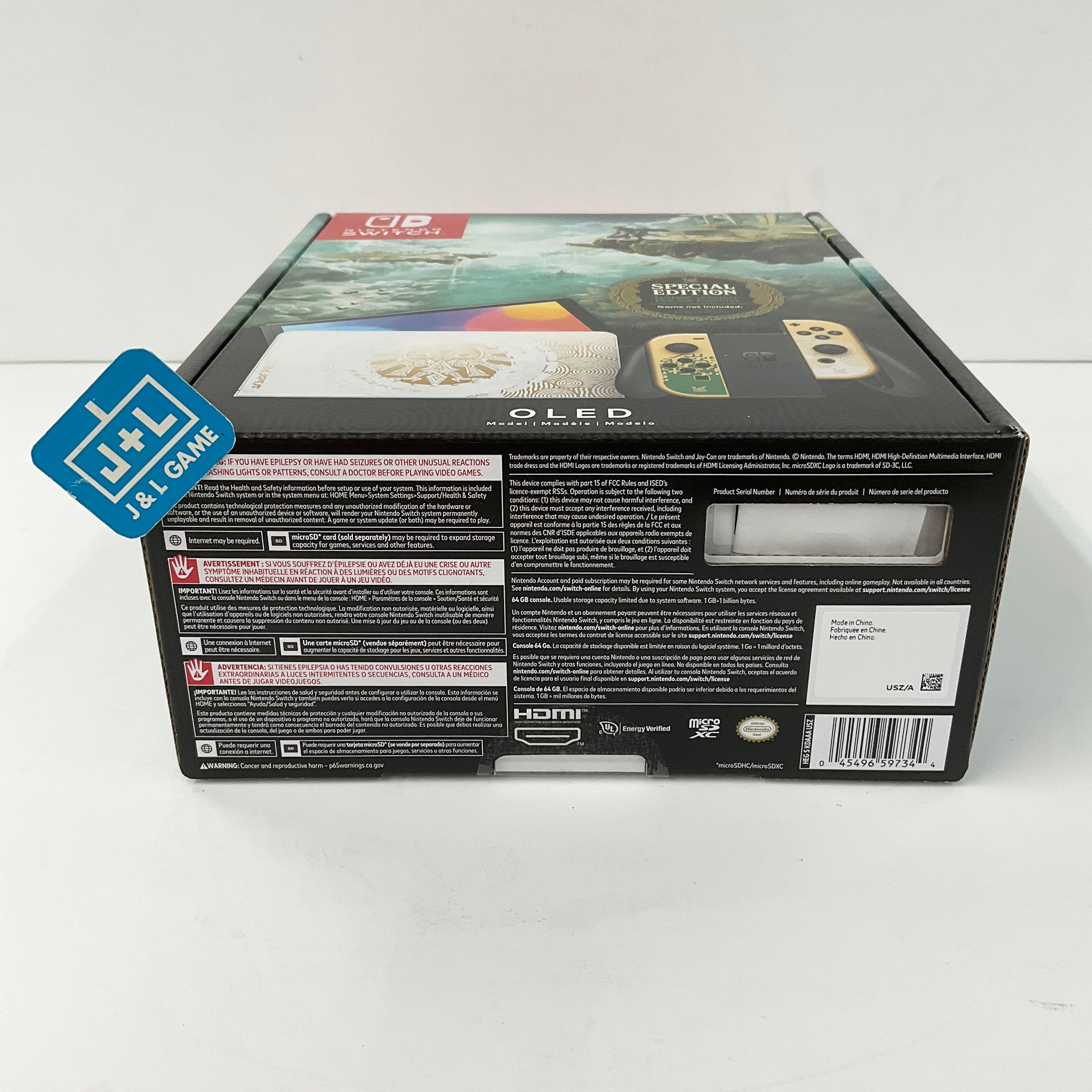 Nintendo Switch OLED Model (The Legend of Zelda: Tears of the