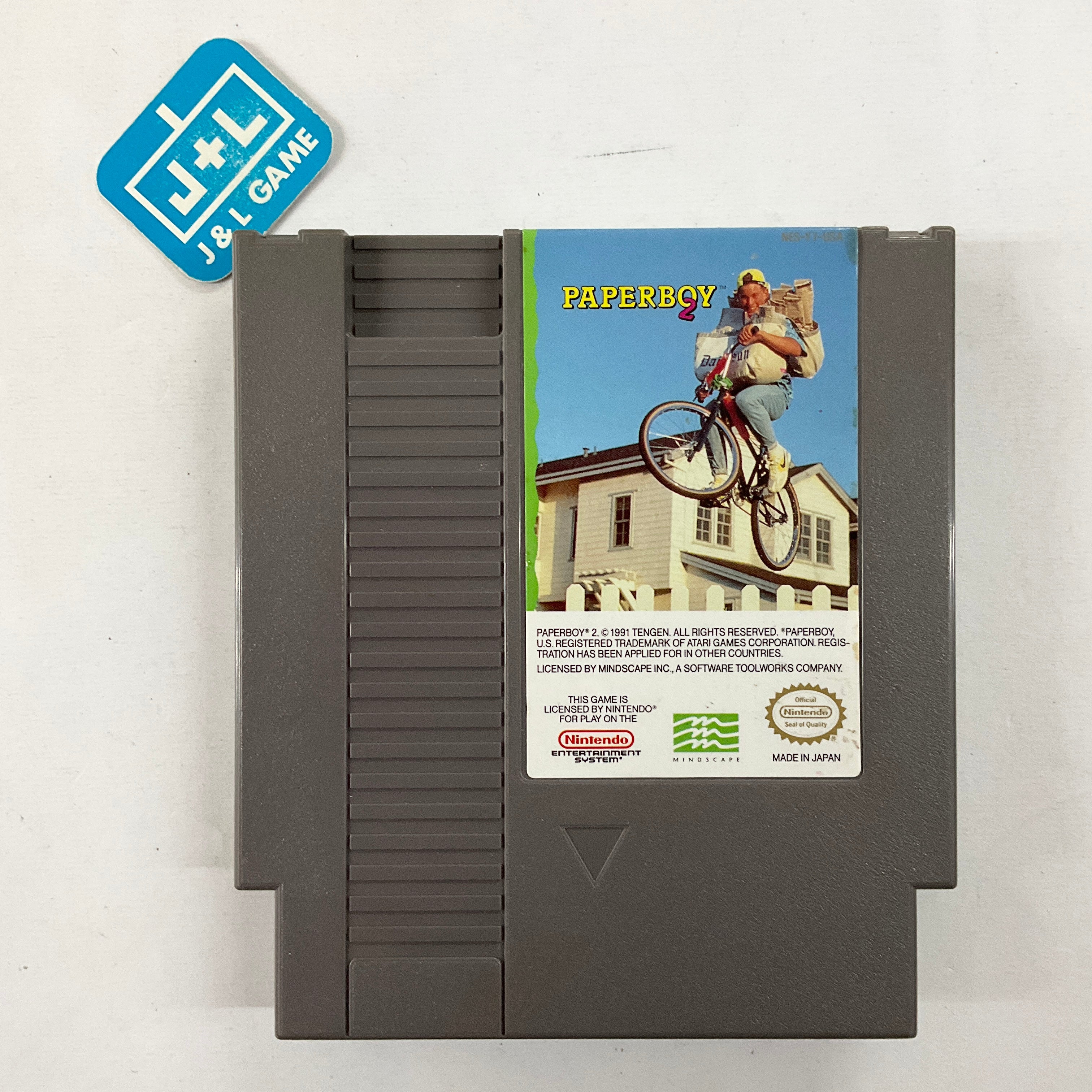 Paperboy 2 - (NES) Nintendo Entertainment System [Pre-Owned] Video Games Mindscape   