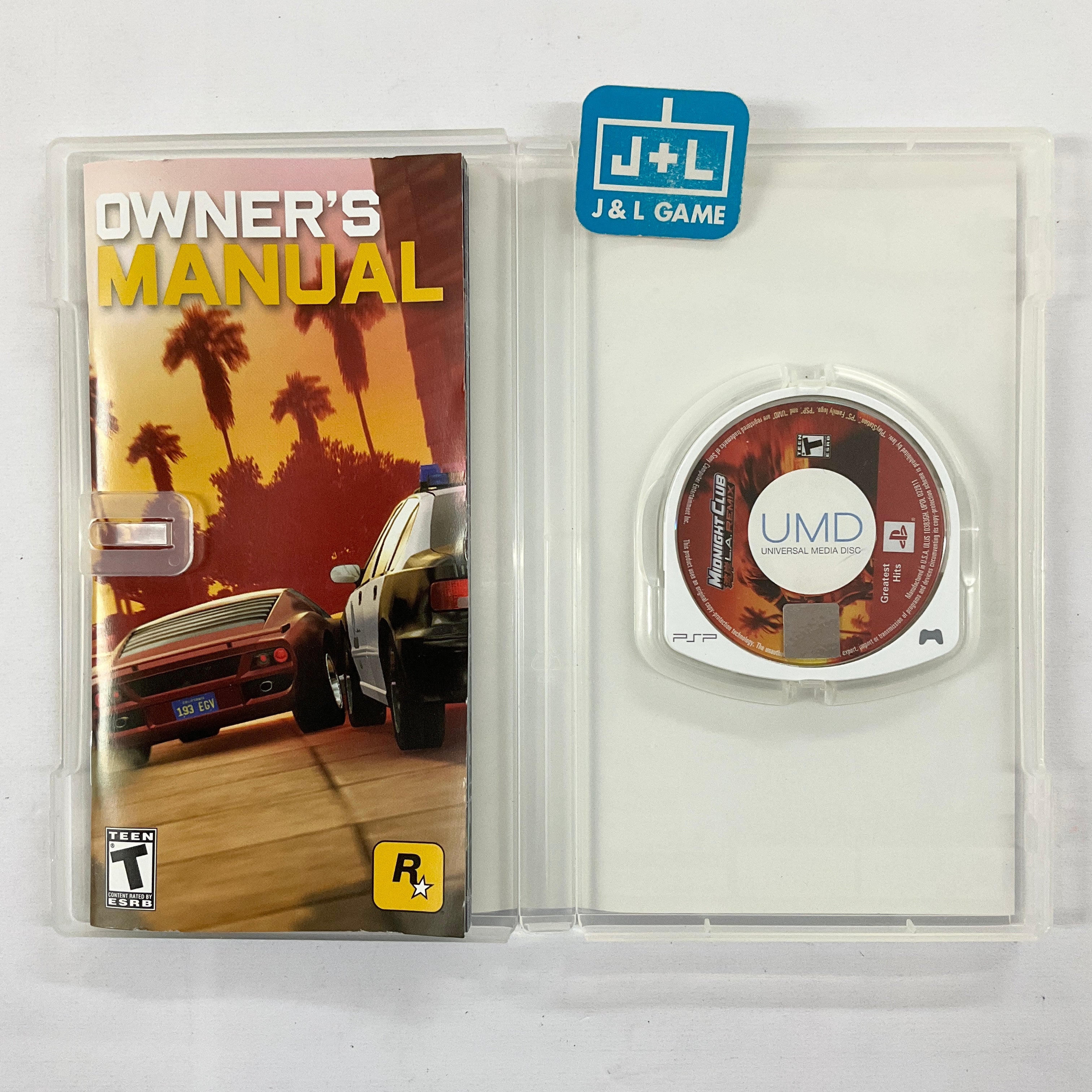 Midnight Club: LA Remix (Greatest Hits) - Sony PSP [Pre-Owned] Video Games Rockstar Games   