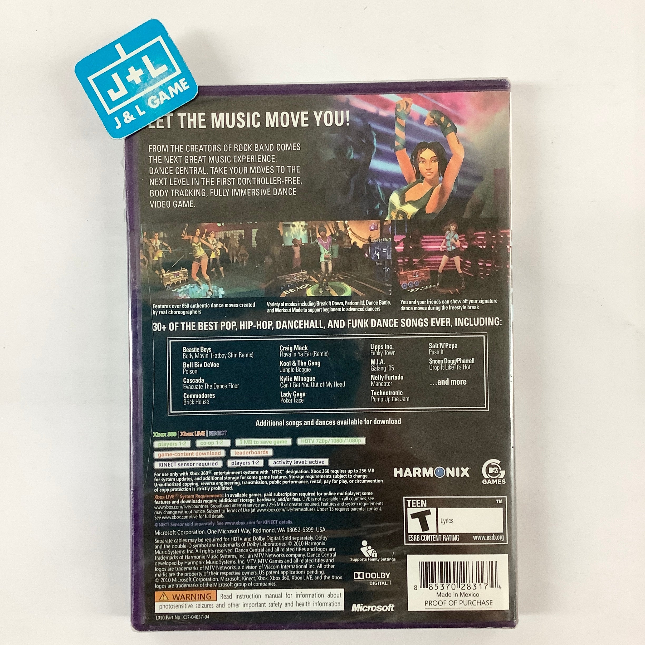 Dance Central (Kinect Required) - Xbox 360 Video Games MTV Games   