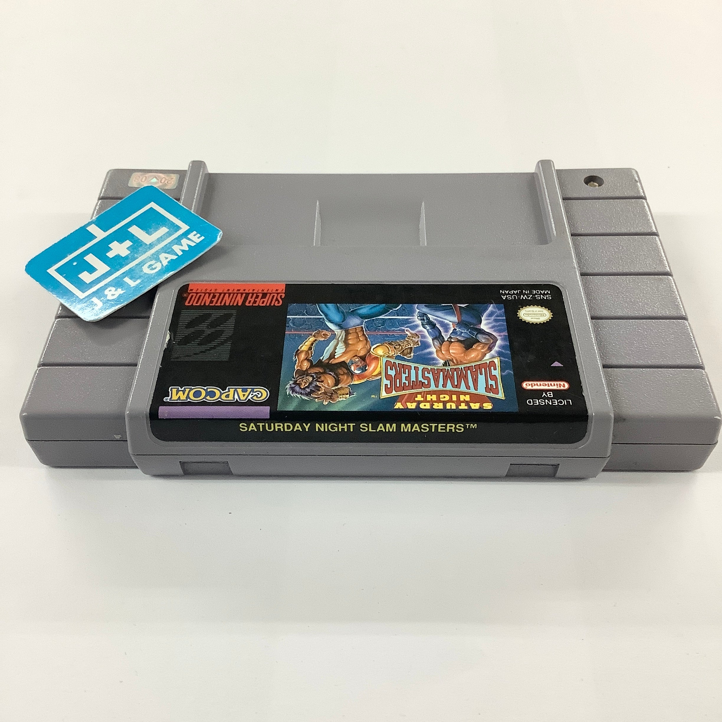 Saturday Night Slam Masters - (SNES) Super Nintendo [Pre-Owned] Video Games Capcom   