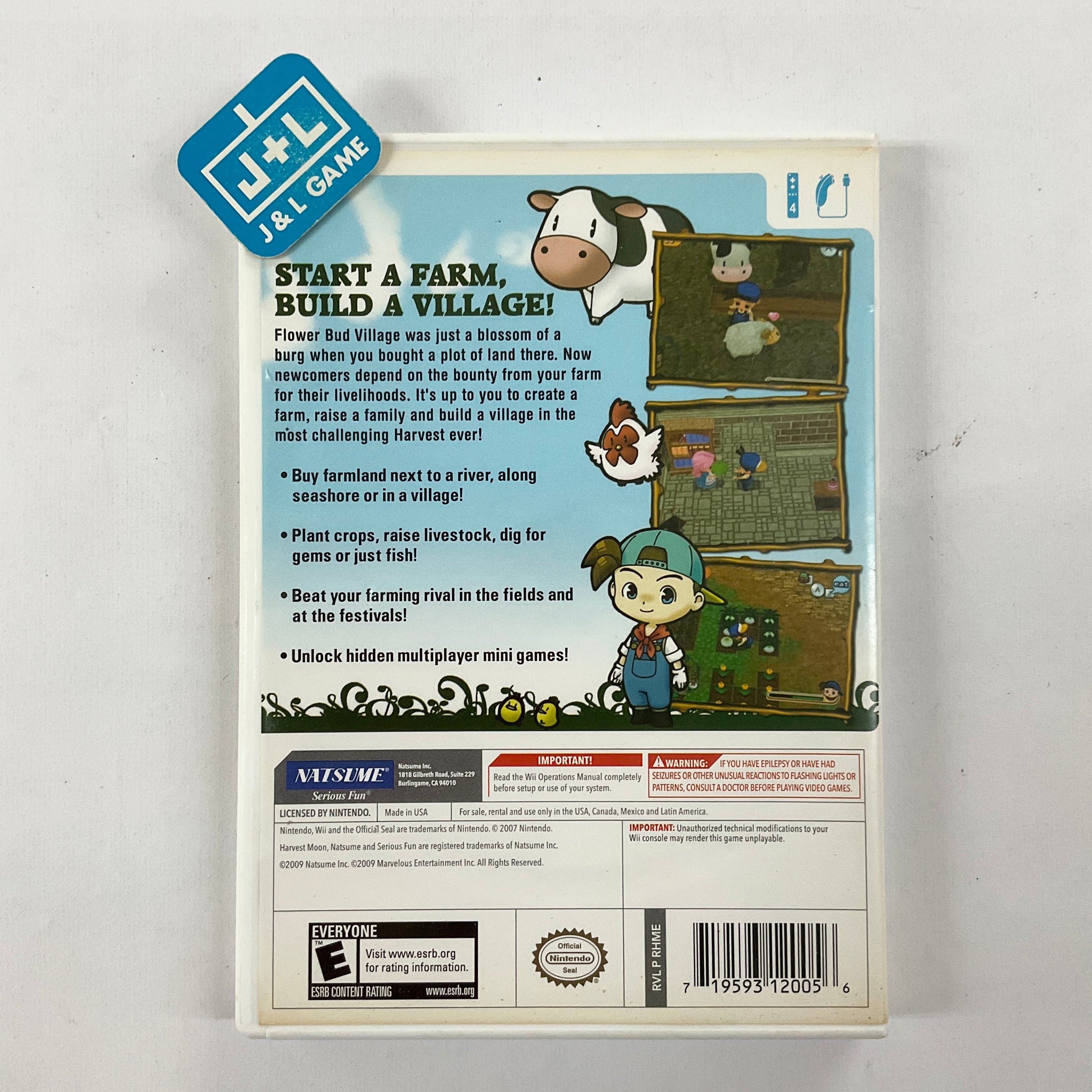Harvest Moon: Magical Melody - (Wii) Nintendo Wii [Pre-Owned] Video Games Natsume   