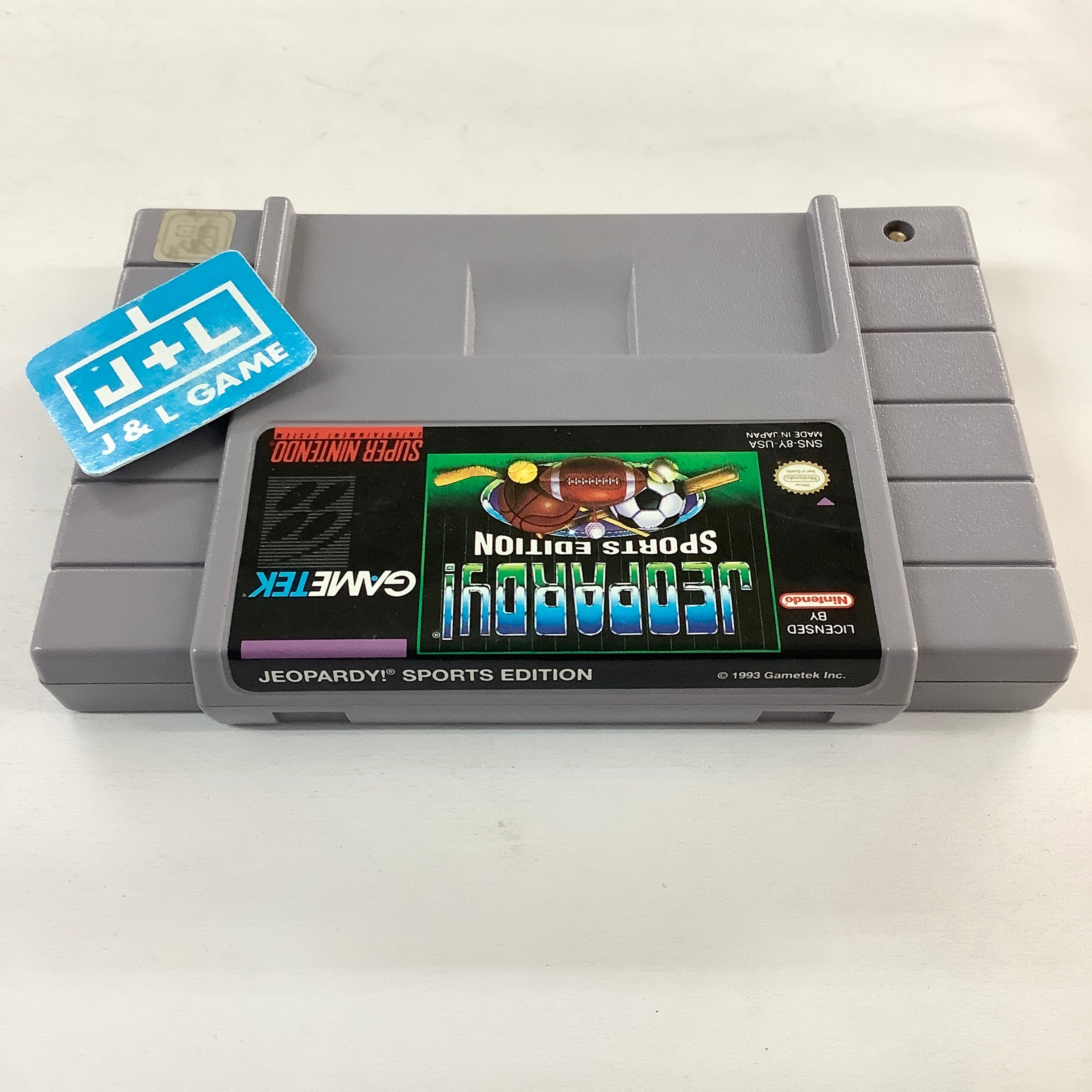 Jeopardy! Sports Edition - (SNES) Super Nintendo [Pre-Owned] Video Games GameTek   