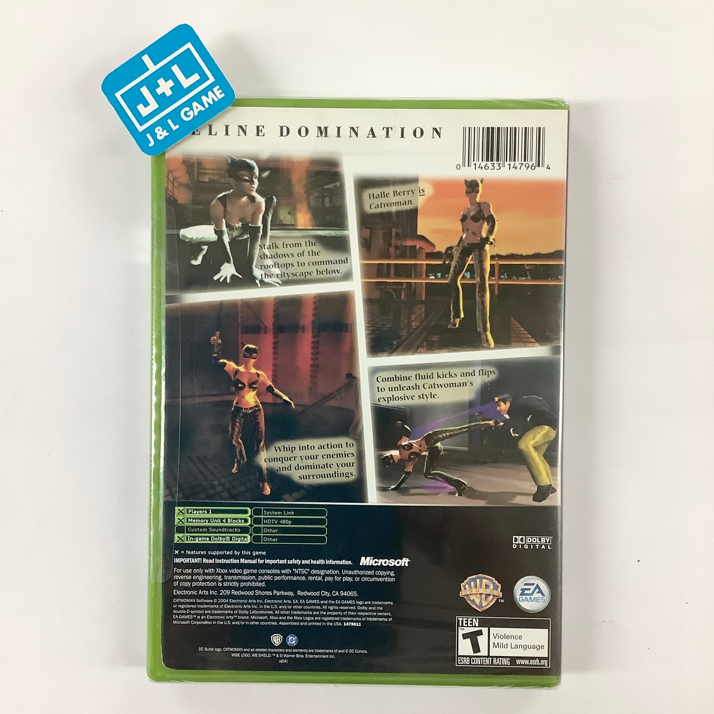 jeu CATWOMAN pour XBOX (first gen) en francais spiel juego halle berry COMPLET jeu CATWOMAN pour XBOX (first gen) en francais spiel juego halle berry COMPLET
