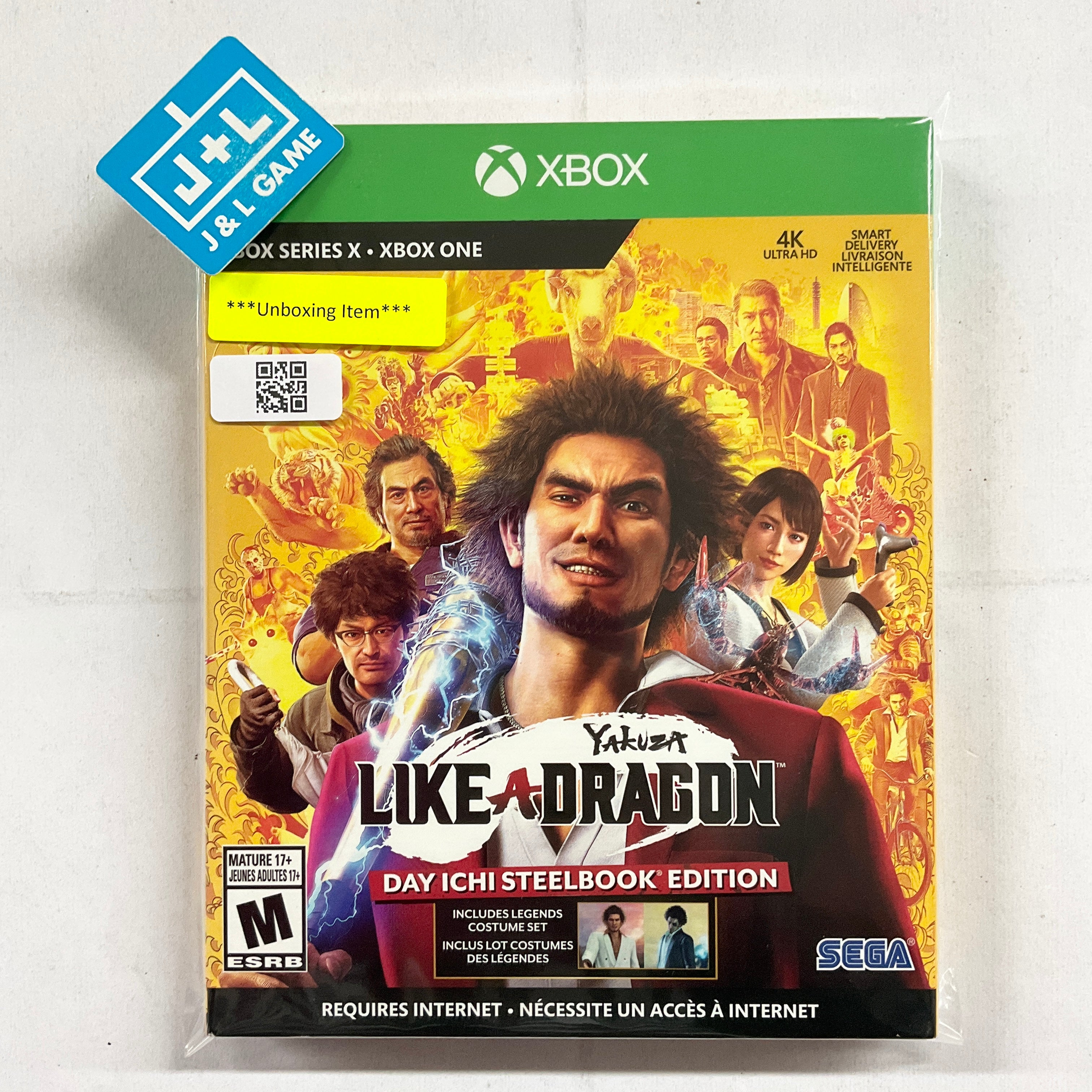 Yakuza: Like a Dragon - Day Ichi Edition - Xbox One Xbox Series X [UNBOXING] Video Games SEGA   