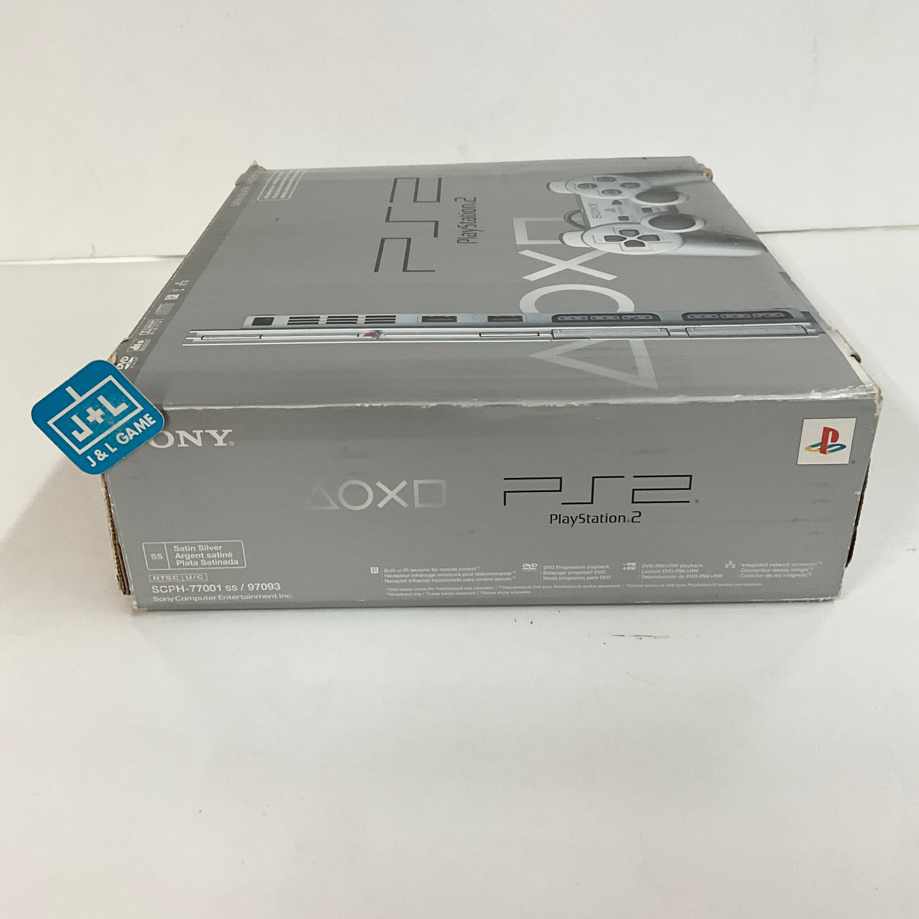 Sony PlayStation 2 Slim Console (Silver) - (PS2) PlayStation 2 [Pre-Owned] Consoles Sony   