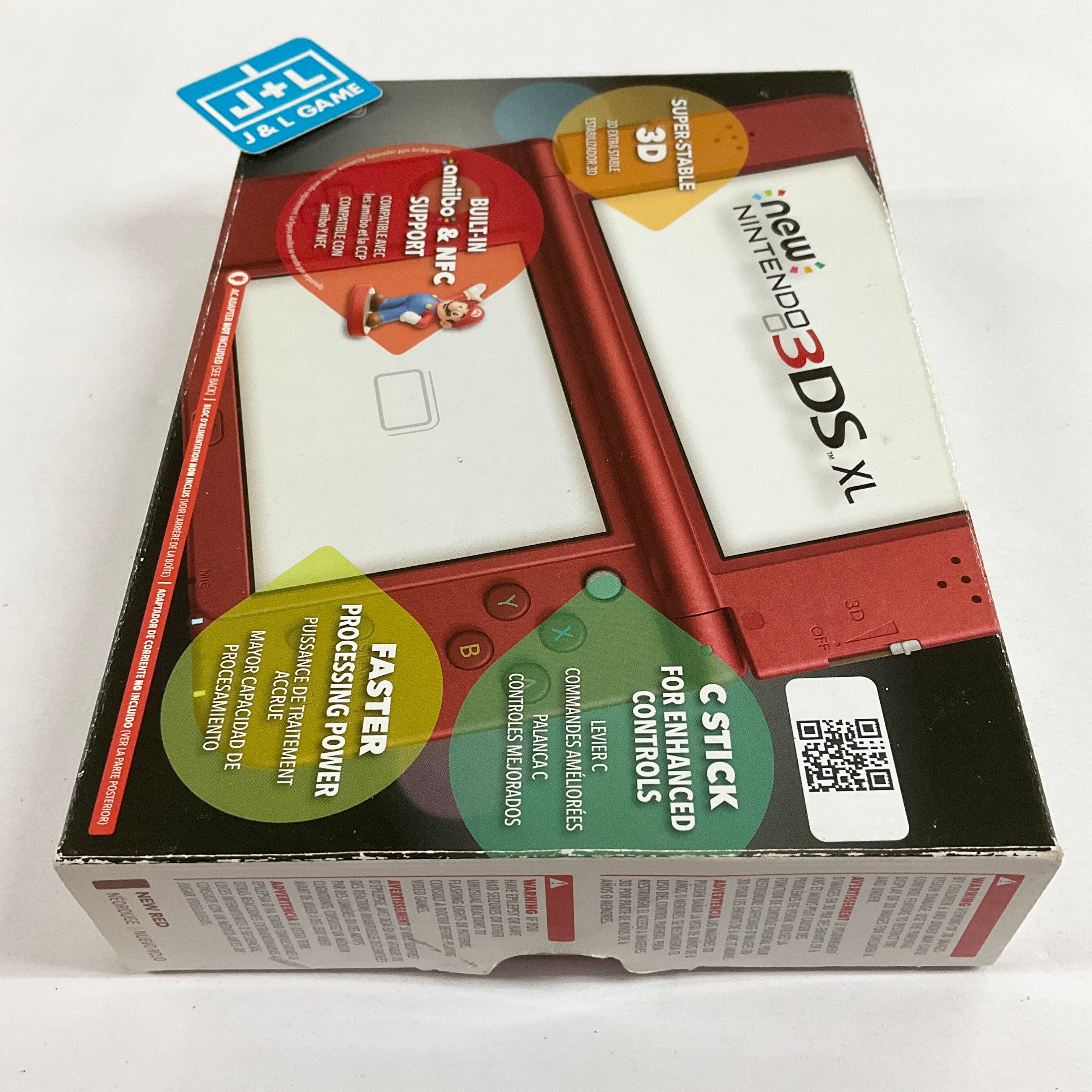 New Nintendo 3DS XL Console (Red) - Nintendo 3DS [Pre-Owned] Consoles Nintendo   