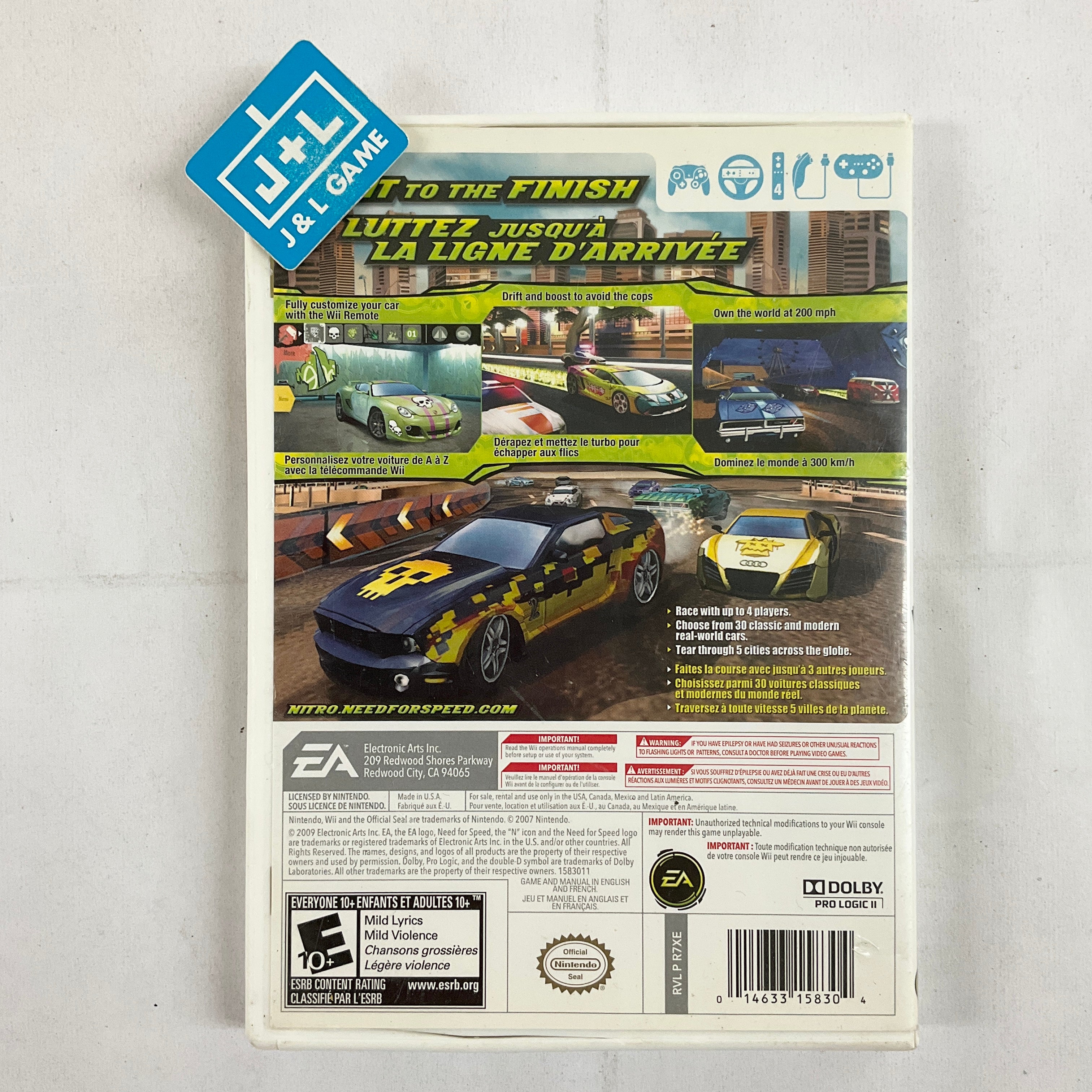 Need for Speed: Nitro - Nintendo Wii [Pre-Owned] Video Games EA Games   