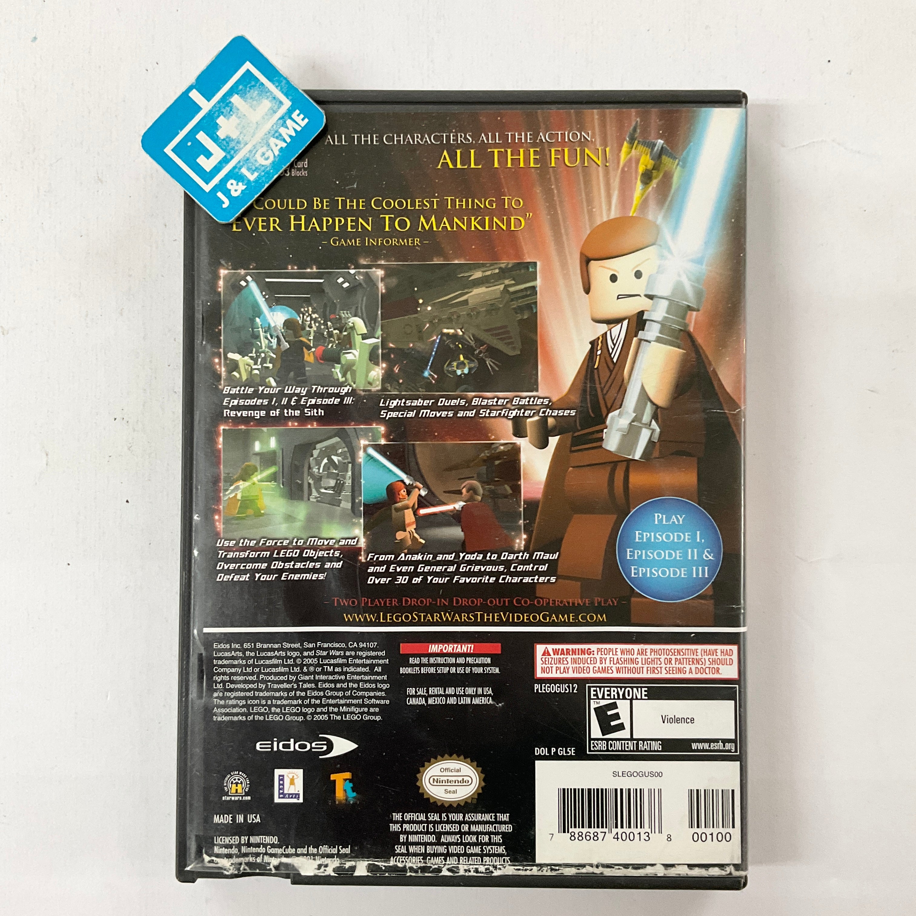 Lego Star Wars - (GC) GameCube [Pre-Owned] Video Games Square Enix   