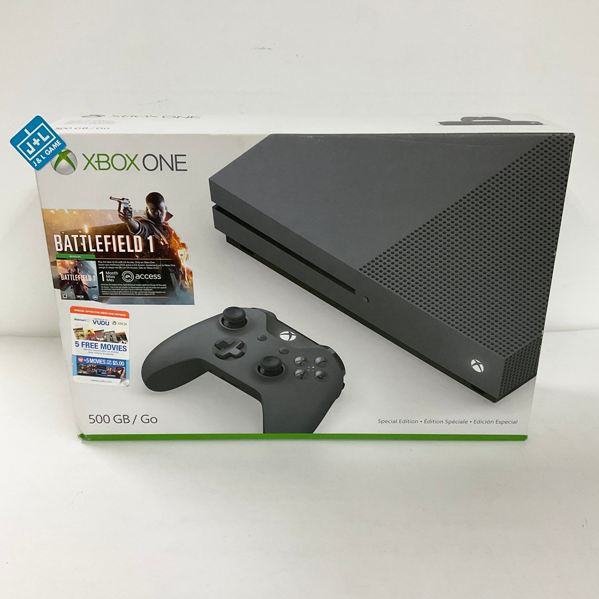 Xbox One S 500GB Special Edition Console Battlefield Bundle