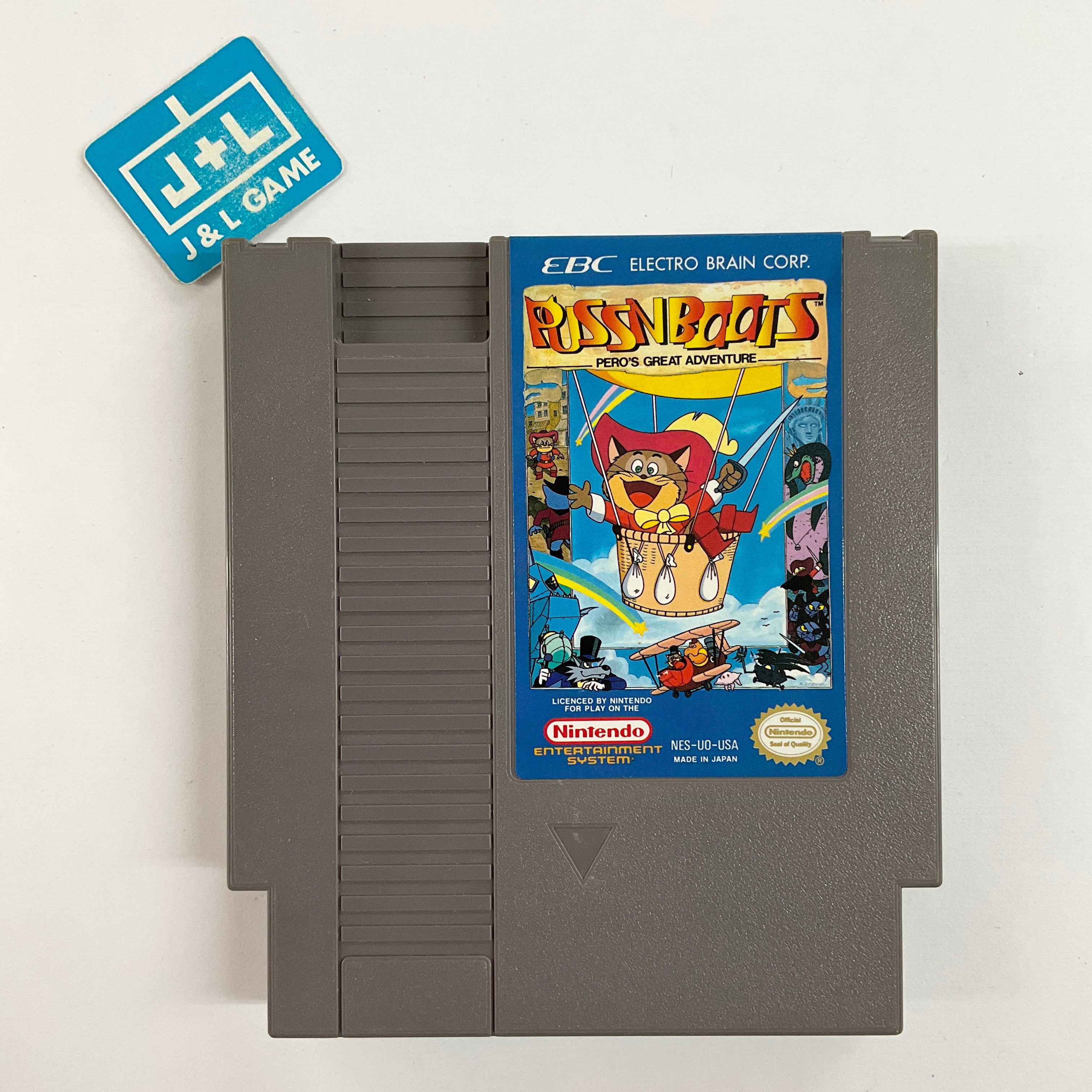 Puss 'N Boots: Pero's Great Adventure - (NES) Nintendo Entertainment System [Pre-Owned] Video Games Electro Brain   