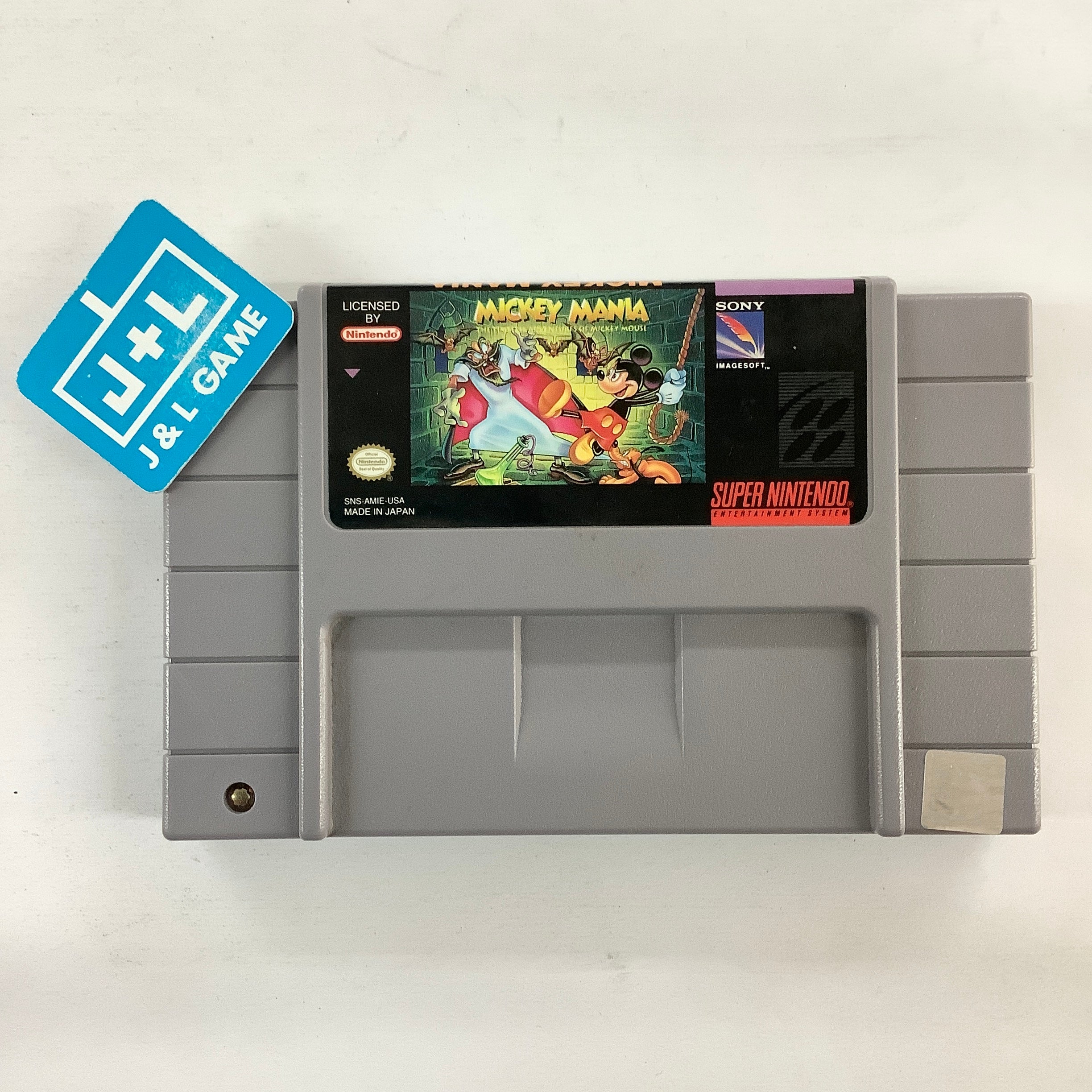 Mickey Mania: The Timeless Adventures of Mickey Mouse - (SNES) Super Nintendo [Pre-Owned] Video Games Sony Imagesoft   