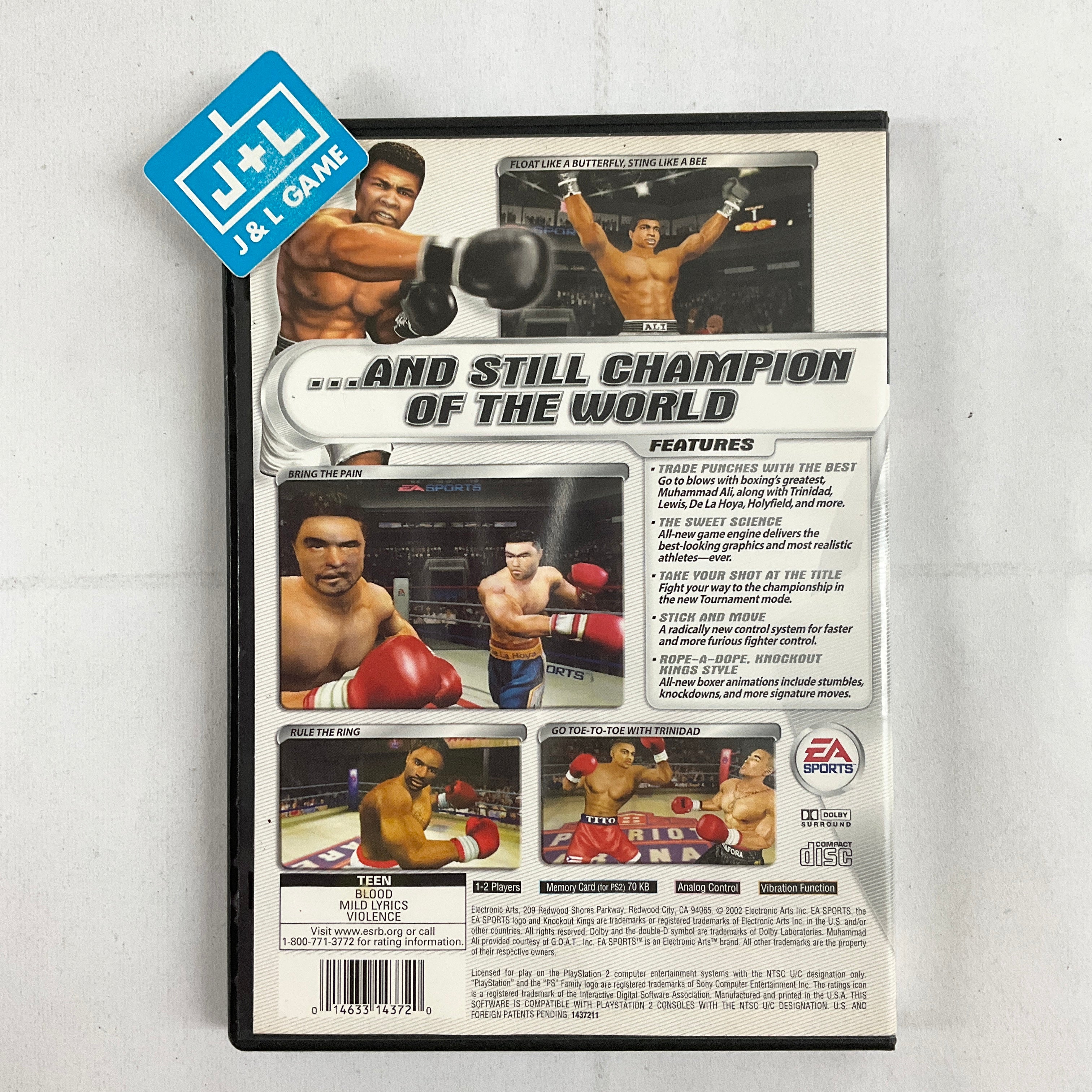 Knockout Kings 2002 - (PS2) PlayStation 2 [Pre-Owned] Video Games Electronic Arts   