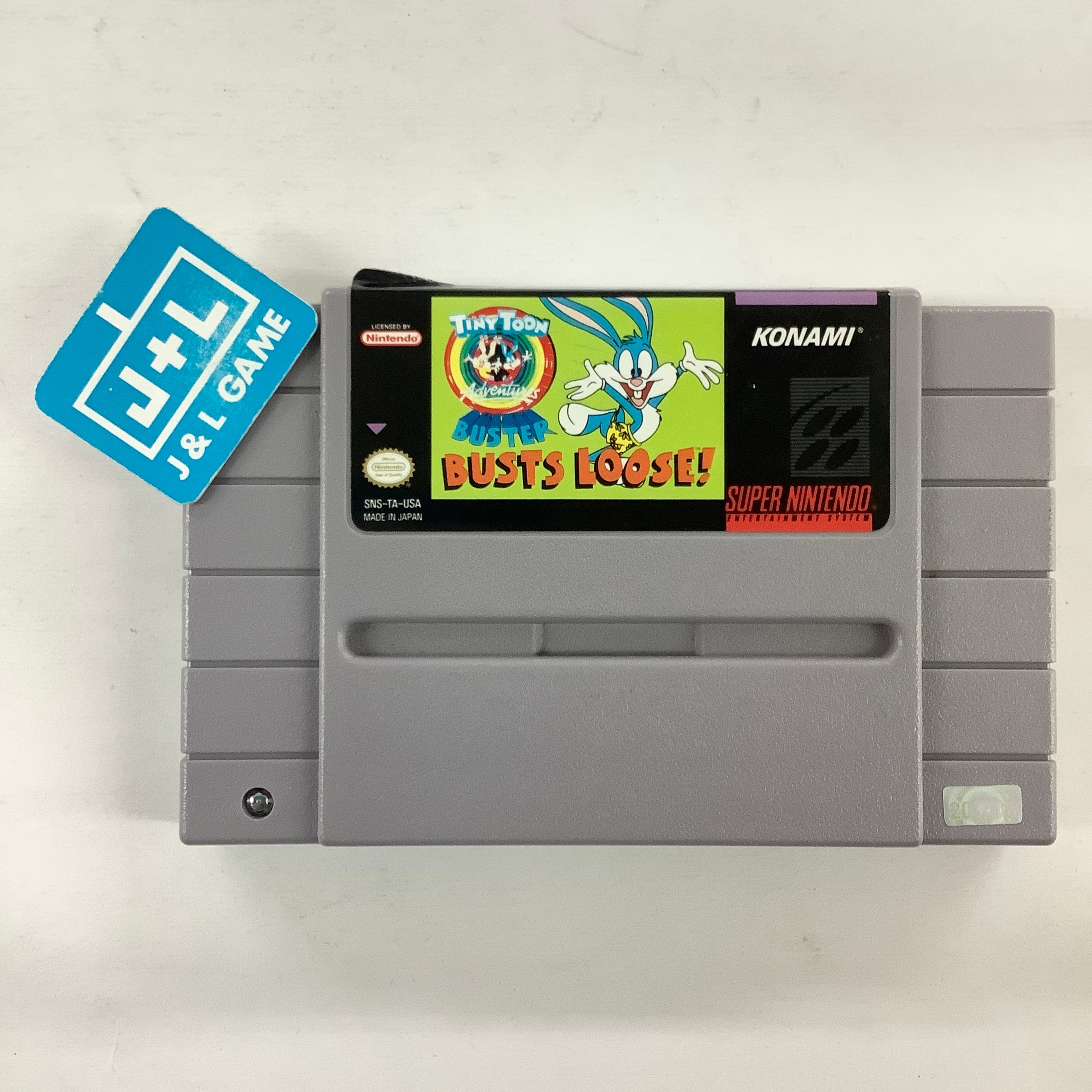 Tiny Toon Adventures: Buster Busts Loose! - (SNES) Super Nintendo [Pre-Owned] Video Games Konami   