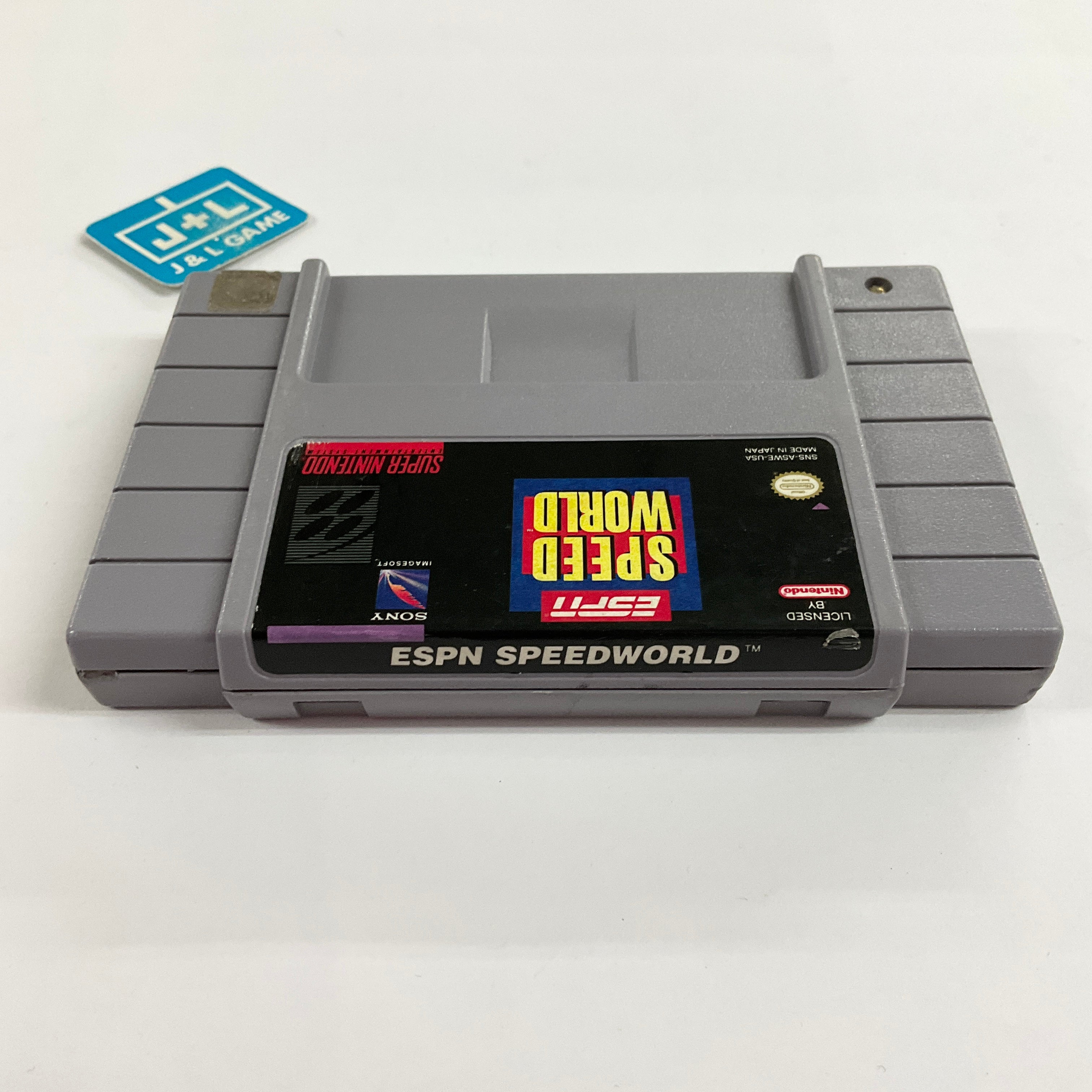 ESPN SpeedWorld - (SNES) Super Nintendo [Pre-Owned] Video Games Sony Imagesoft   