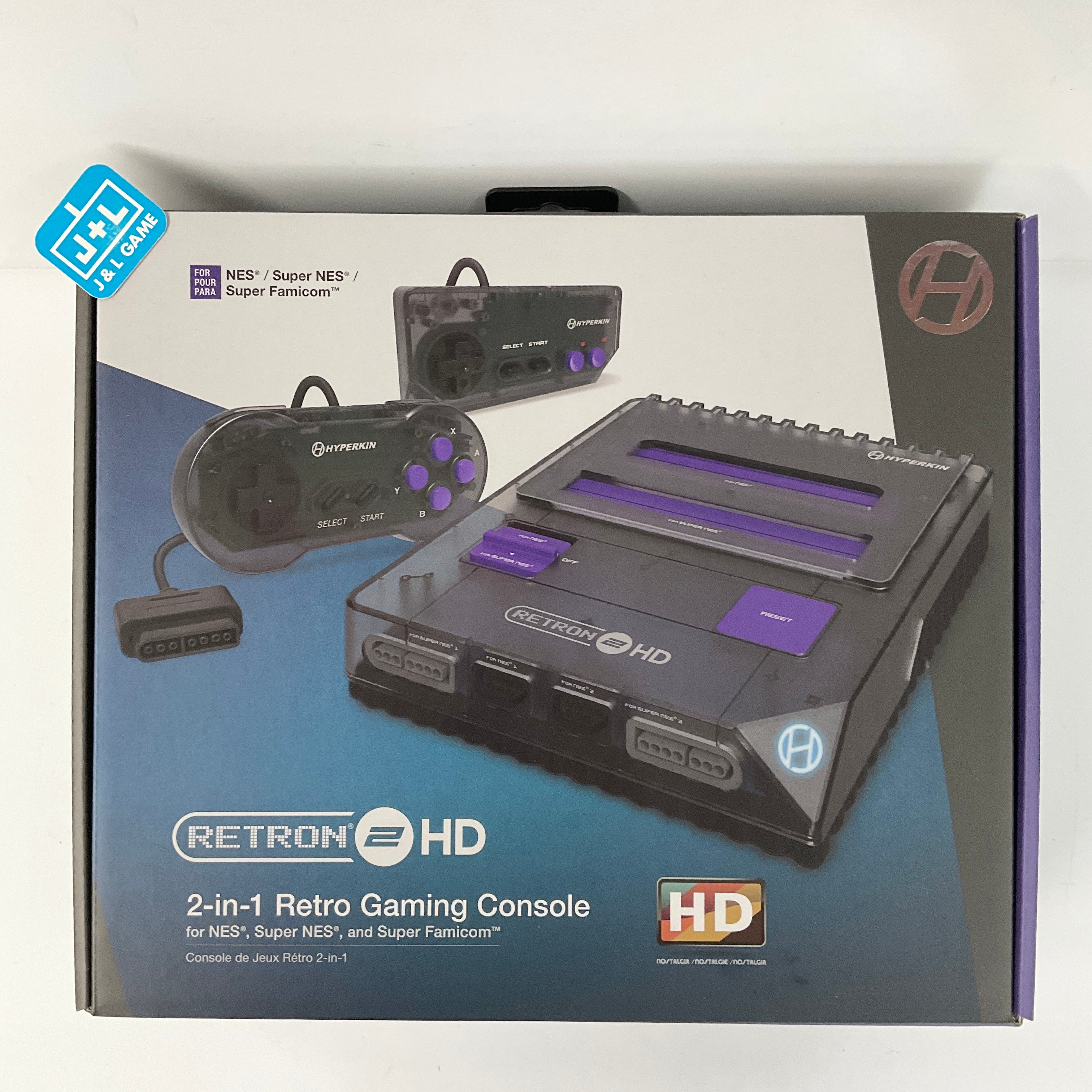 Hyperkin RetroN 2 HD Gaming Console (Space Black) - (SNES) Super Nintendo CONSOLE Hyperkin   