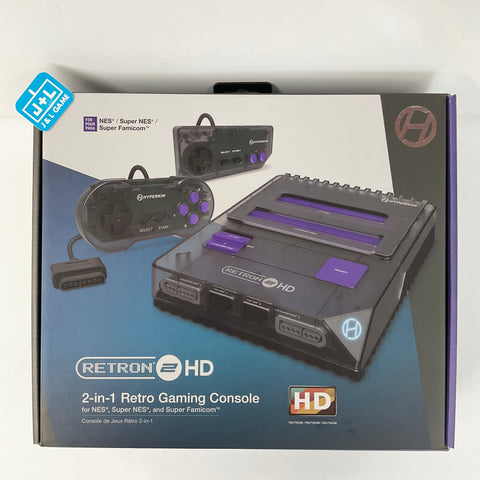 Hyperkin RetroN 2 HD Gaming Console for NES/ Super NES/ Super Famicom (Space Black) - (SNES) Super Nintendo CONSOLE Hyperkin   