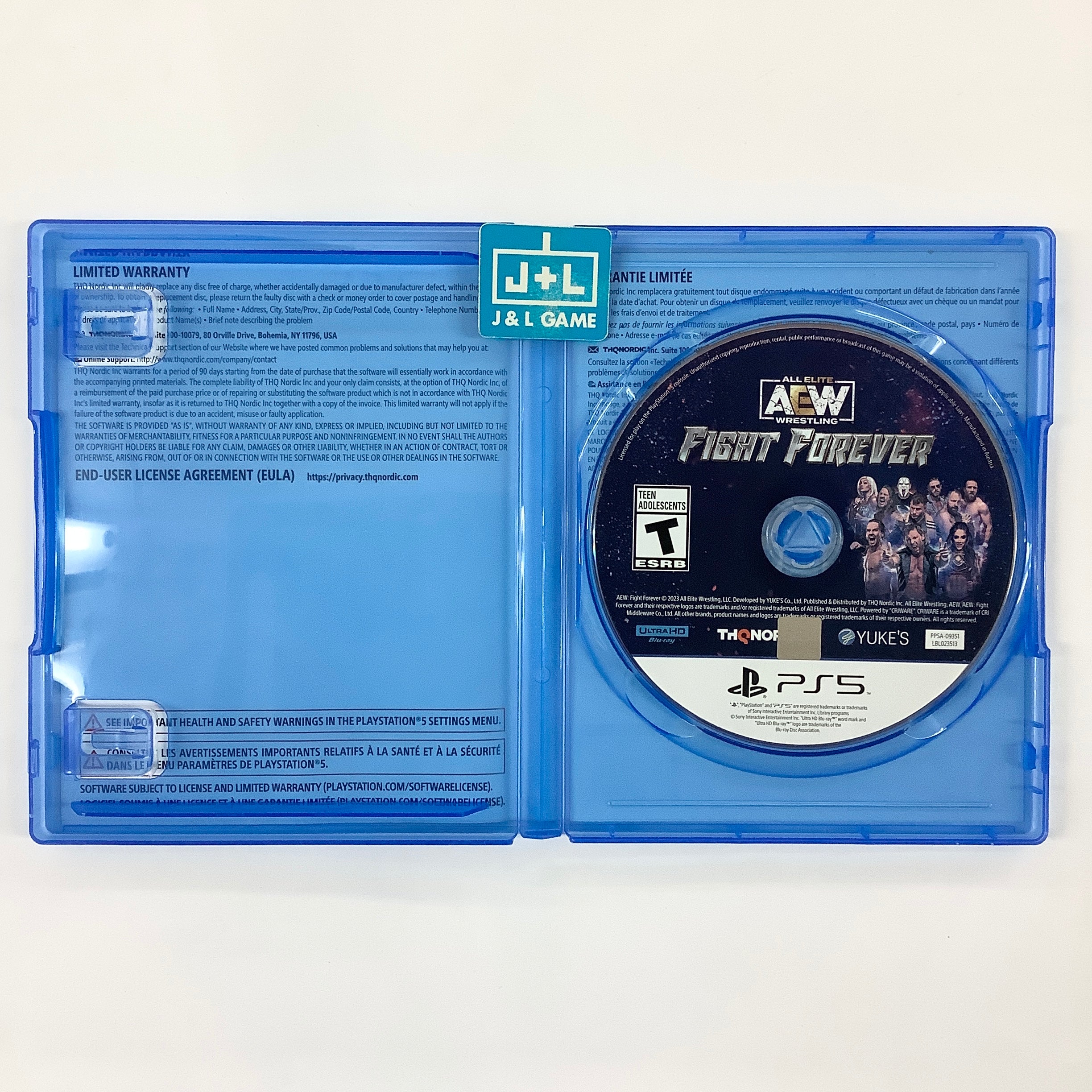AEW: Fight Forever - (PS5) PlayStation 5 [Pre-Owned] Video Games THQ Nordic   
