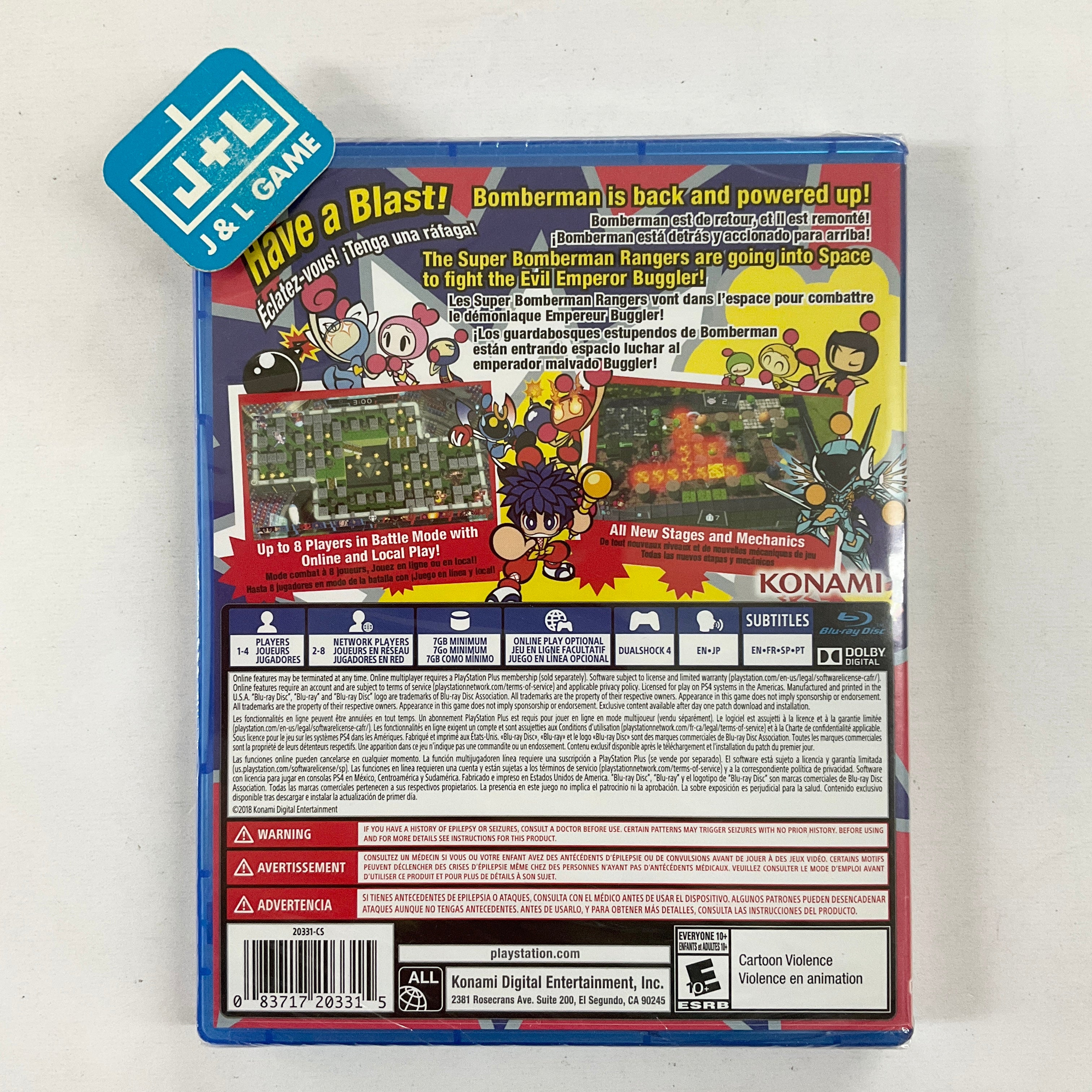 Super Bomberman R (Shiny Edition) - (PS4) PlayStation 4 Video Games Konami   