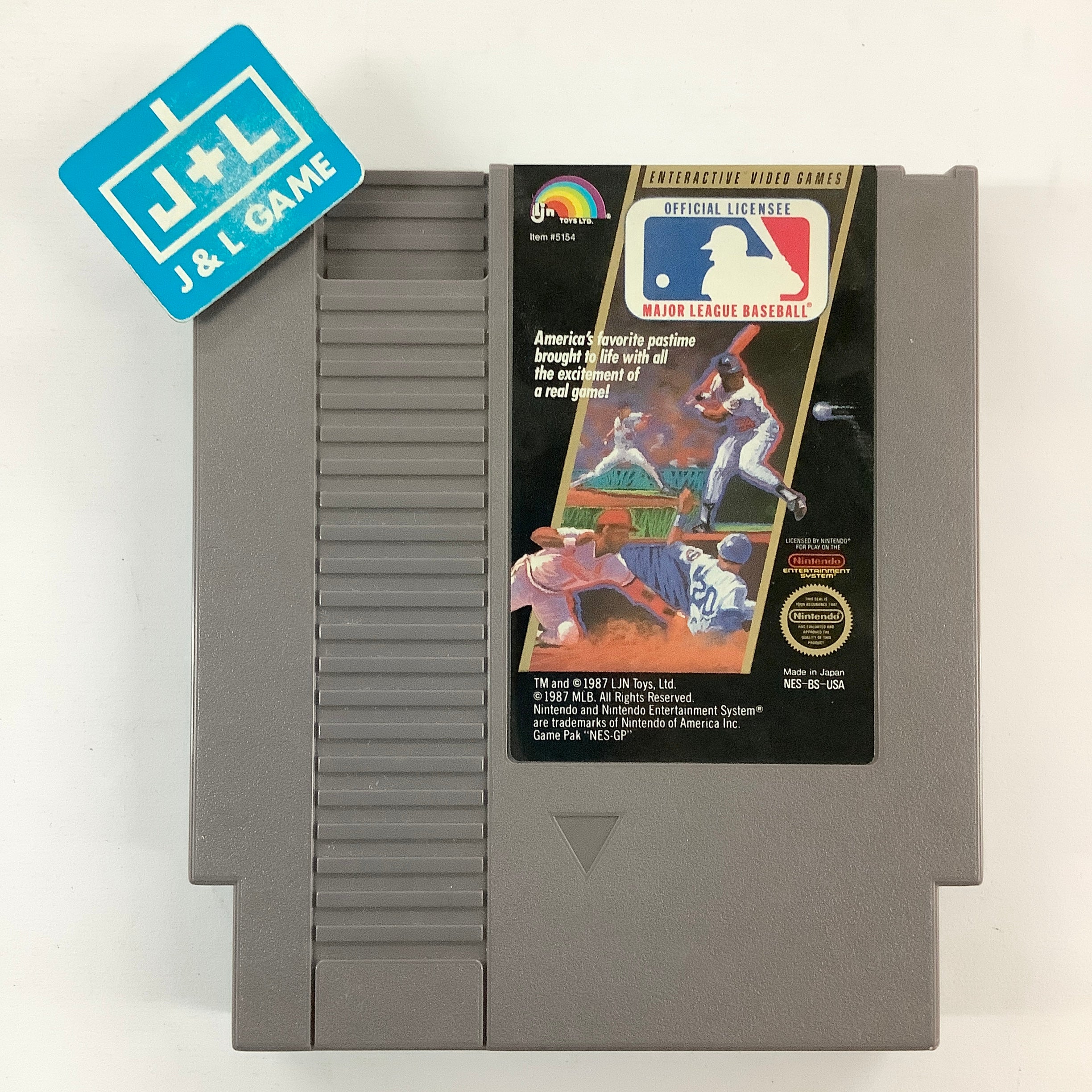 Major League Baseball - (NES) Nintendo Entertainment System [Pre-Owned] Video Games LJN Ltd.   
