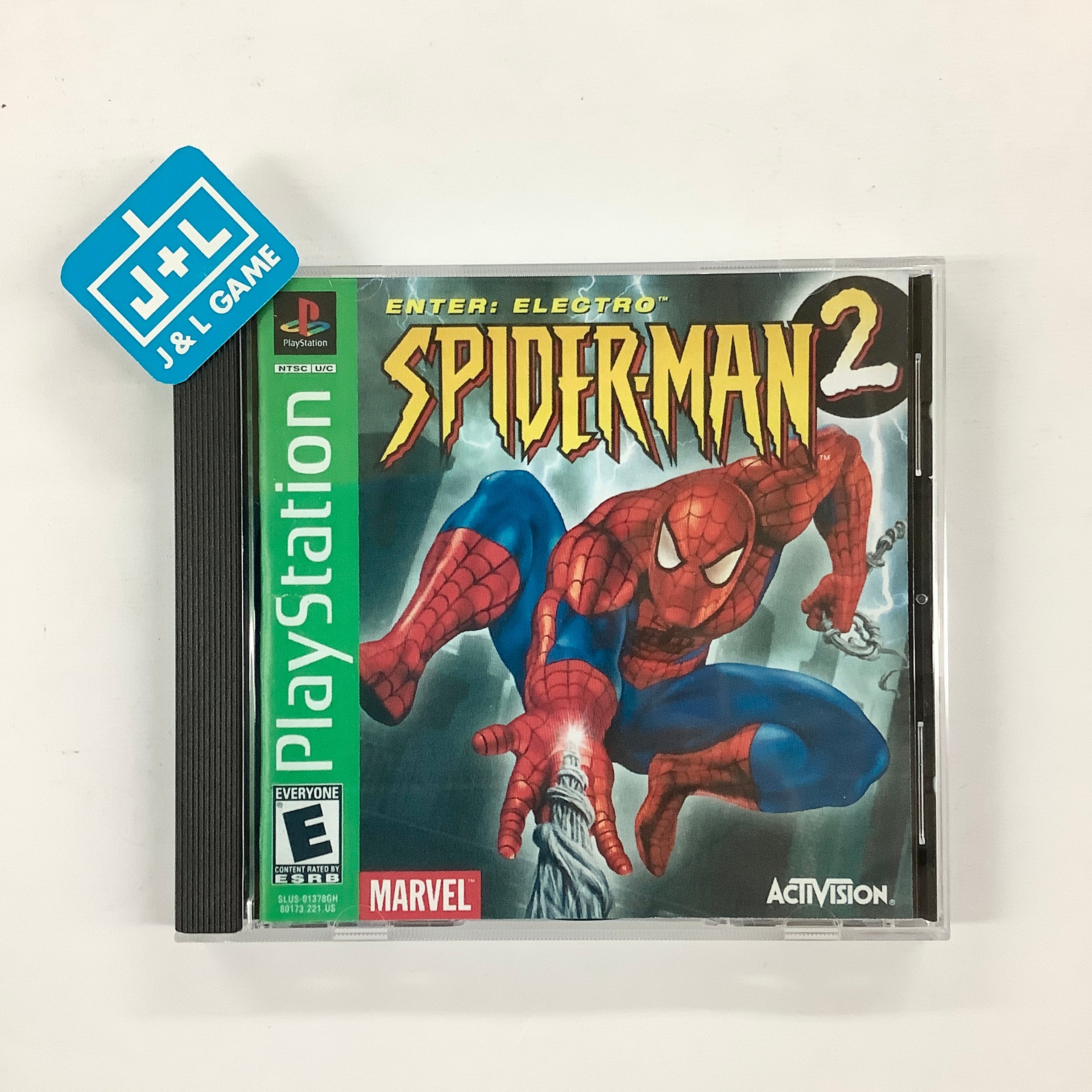 Spider-Man 2: Enter: Electro (Greatest Hits) - (PS1) PlayStation 1 [Pre-Owned] Video Games Activision   