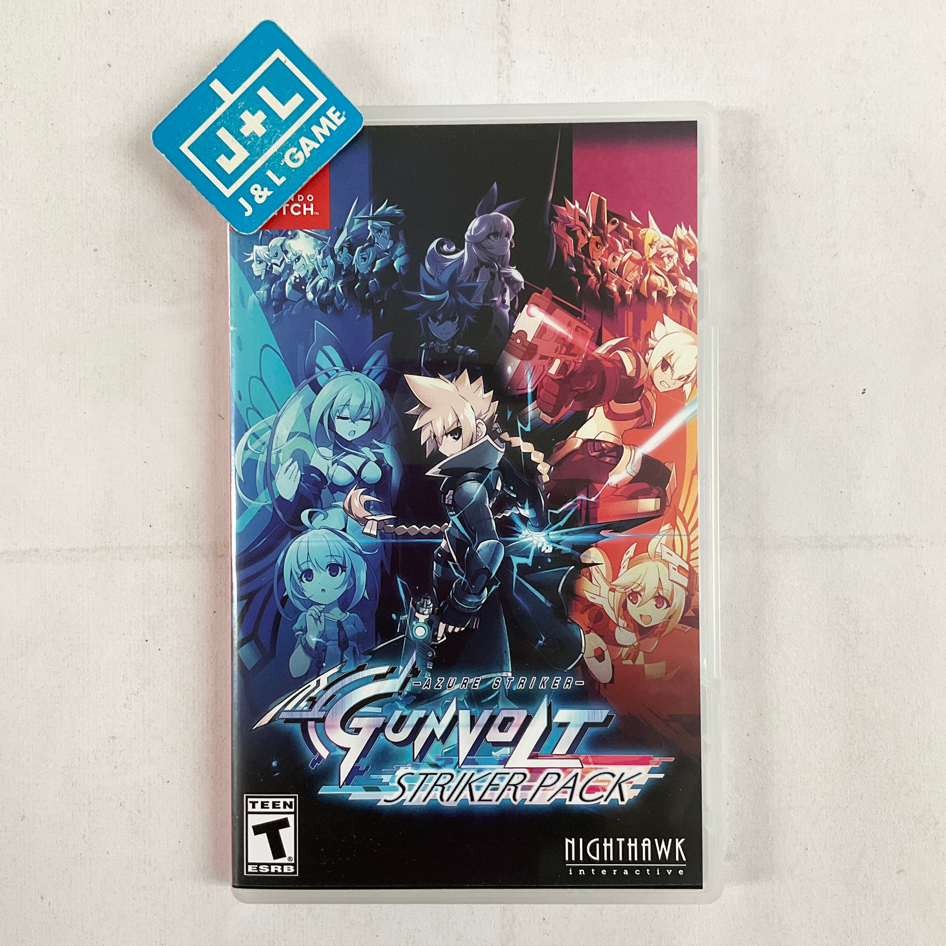 Azure Striker Gunvolt: Striker Pack - (NSW) Nintendo Switch [Pre-Owned] Video Games Nighthawk Interactive   