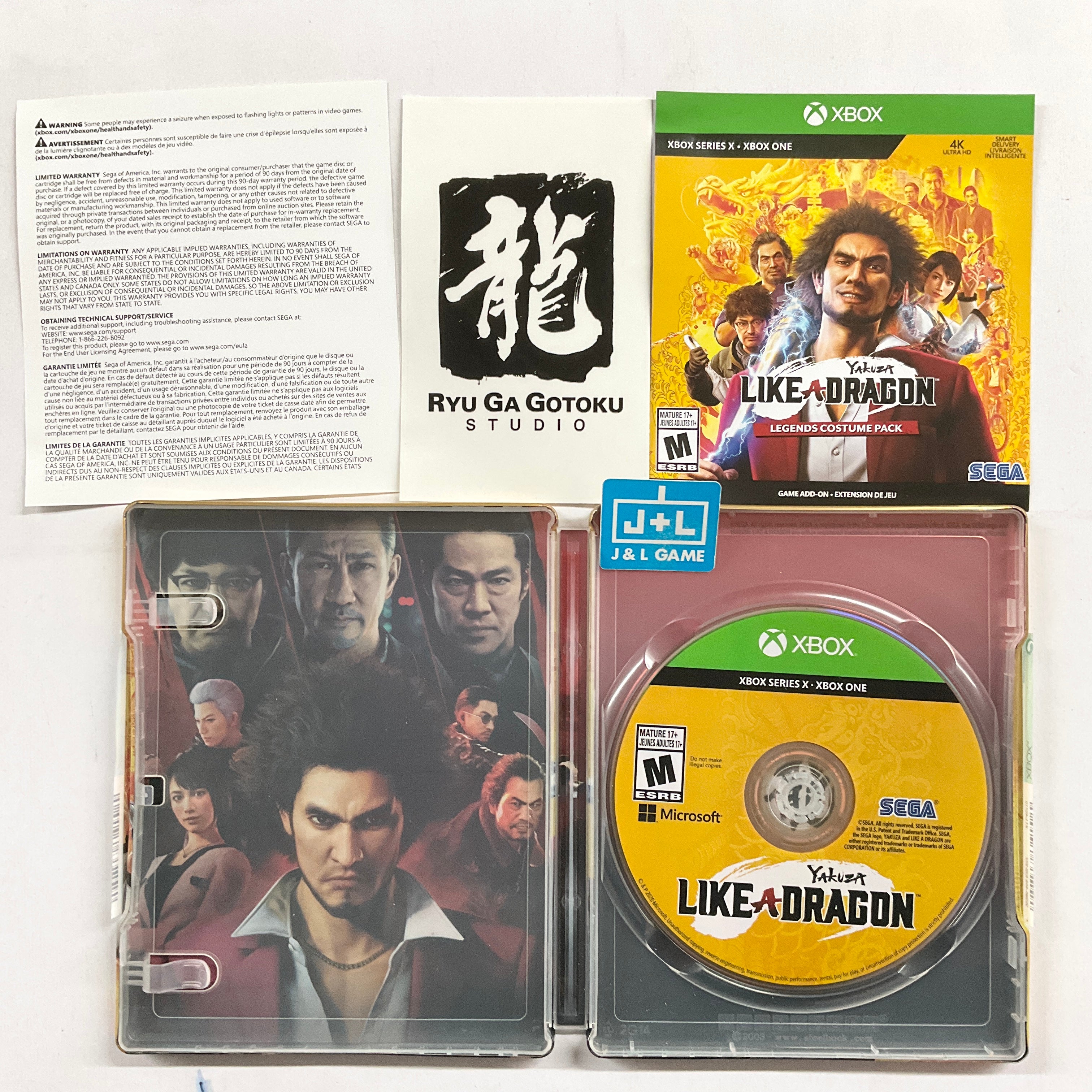 Yakuza: Like a Dragon - Day Ichi Edition - Xbox One Xbox Series X [UNBOXING] Video Games SEGA   