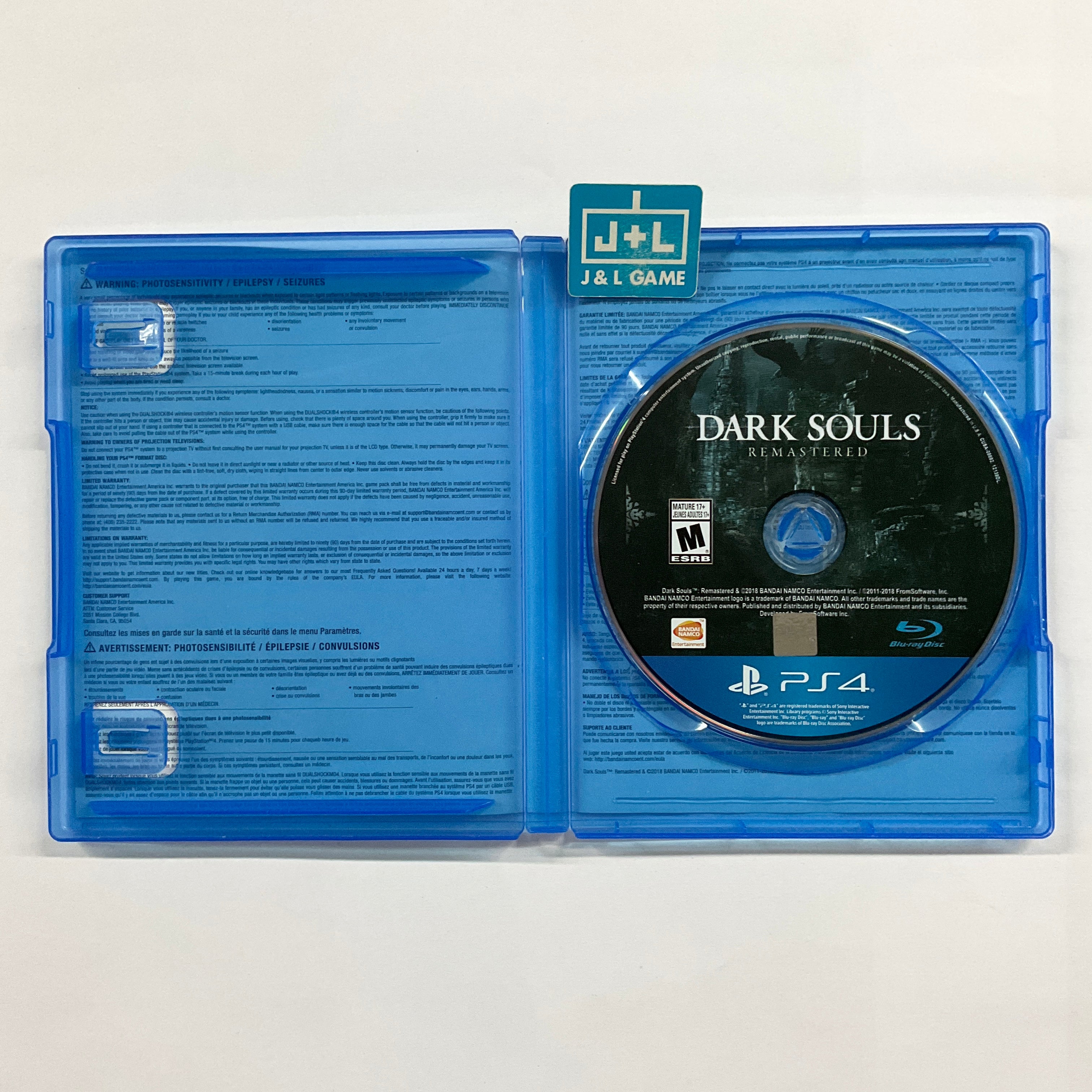 Dark Souls Remastered - (PS4) PlayStation 4 [Pre-Owned] | J&L Game