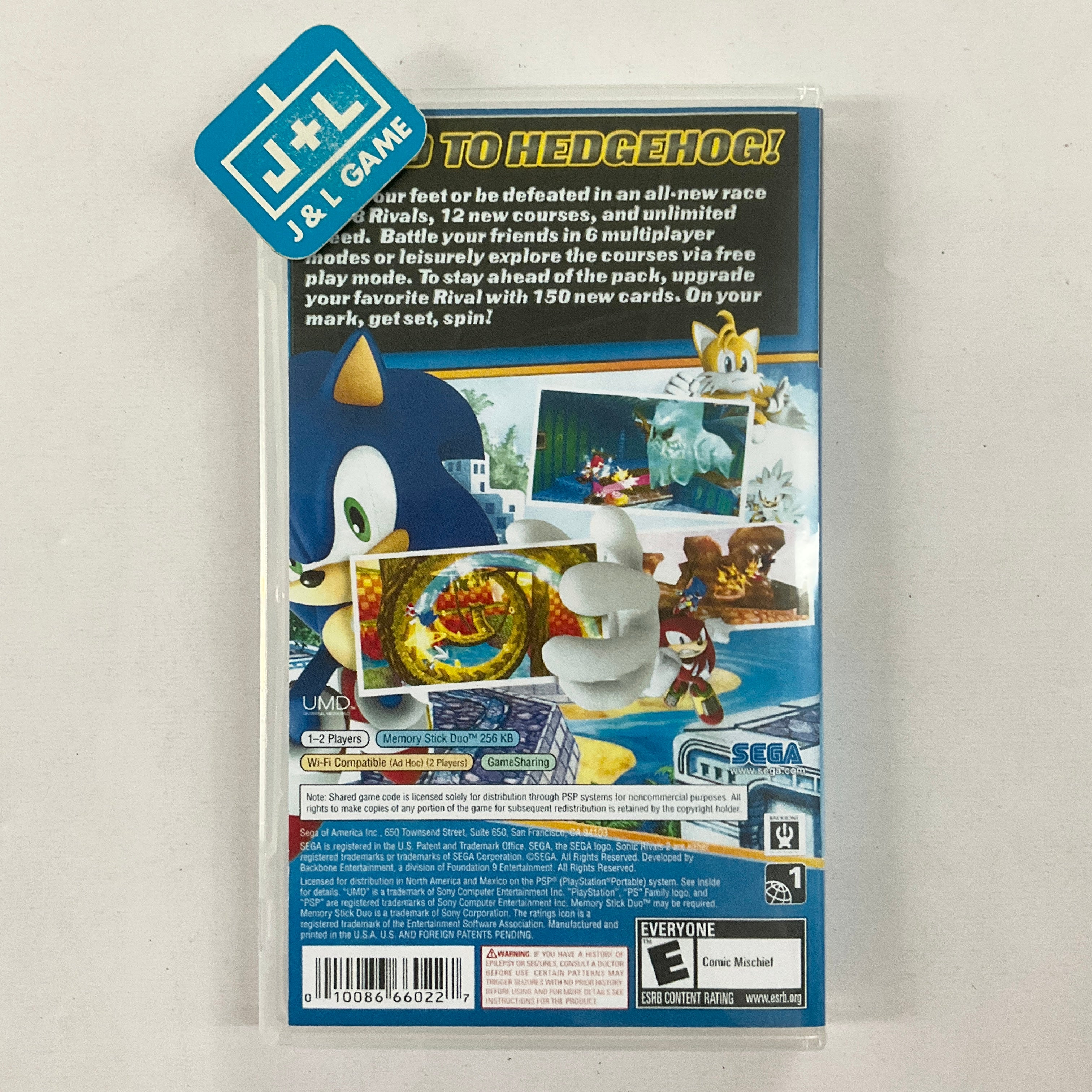 Sonic Rivals 2 - SONY PSP [Pre-Owned] Video Games Sega   