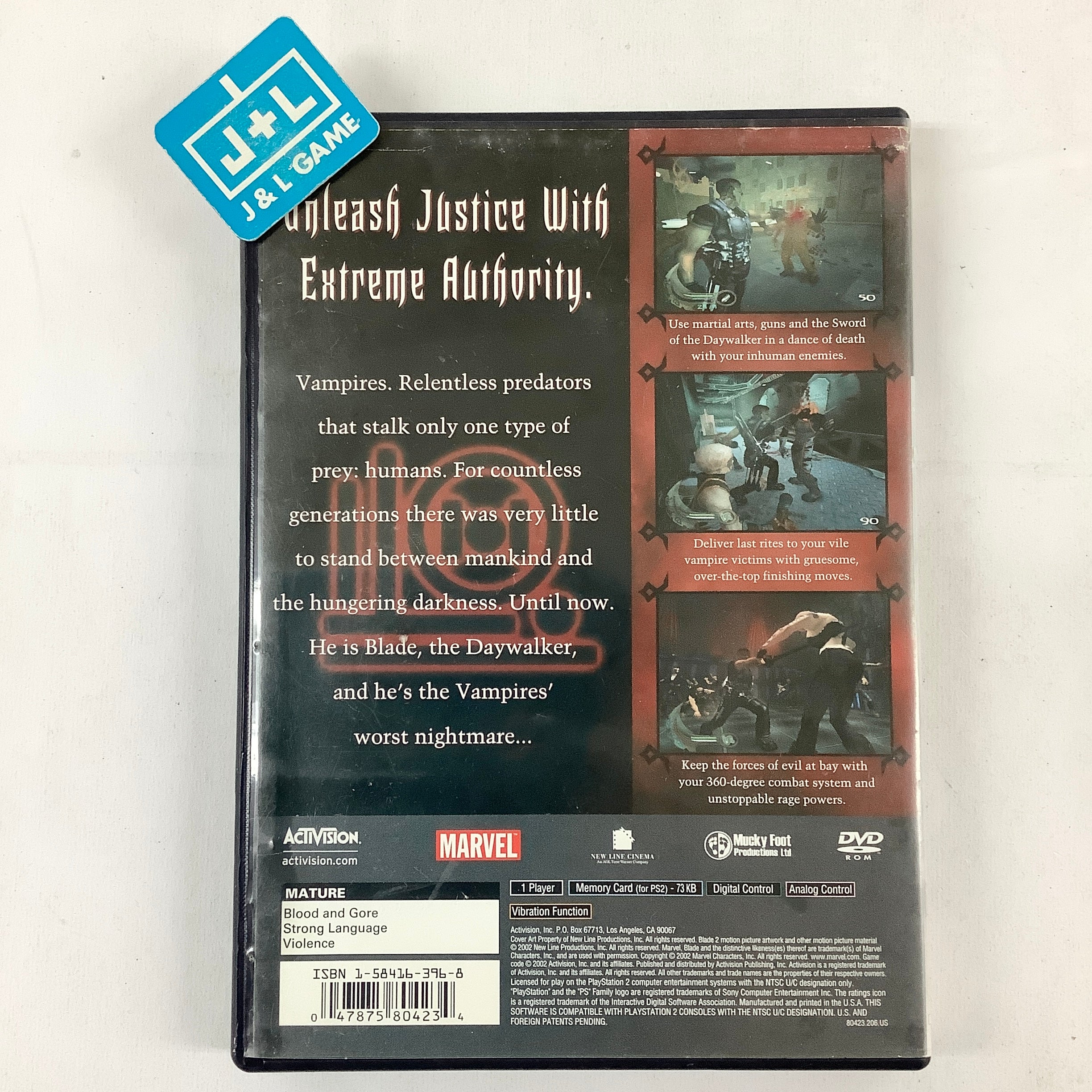 Blade II - (PS2) PlayStation 2 [Pre-Owned] Video Games Activision   