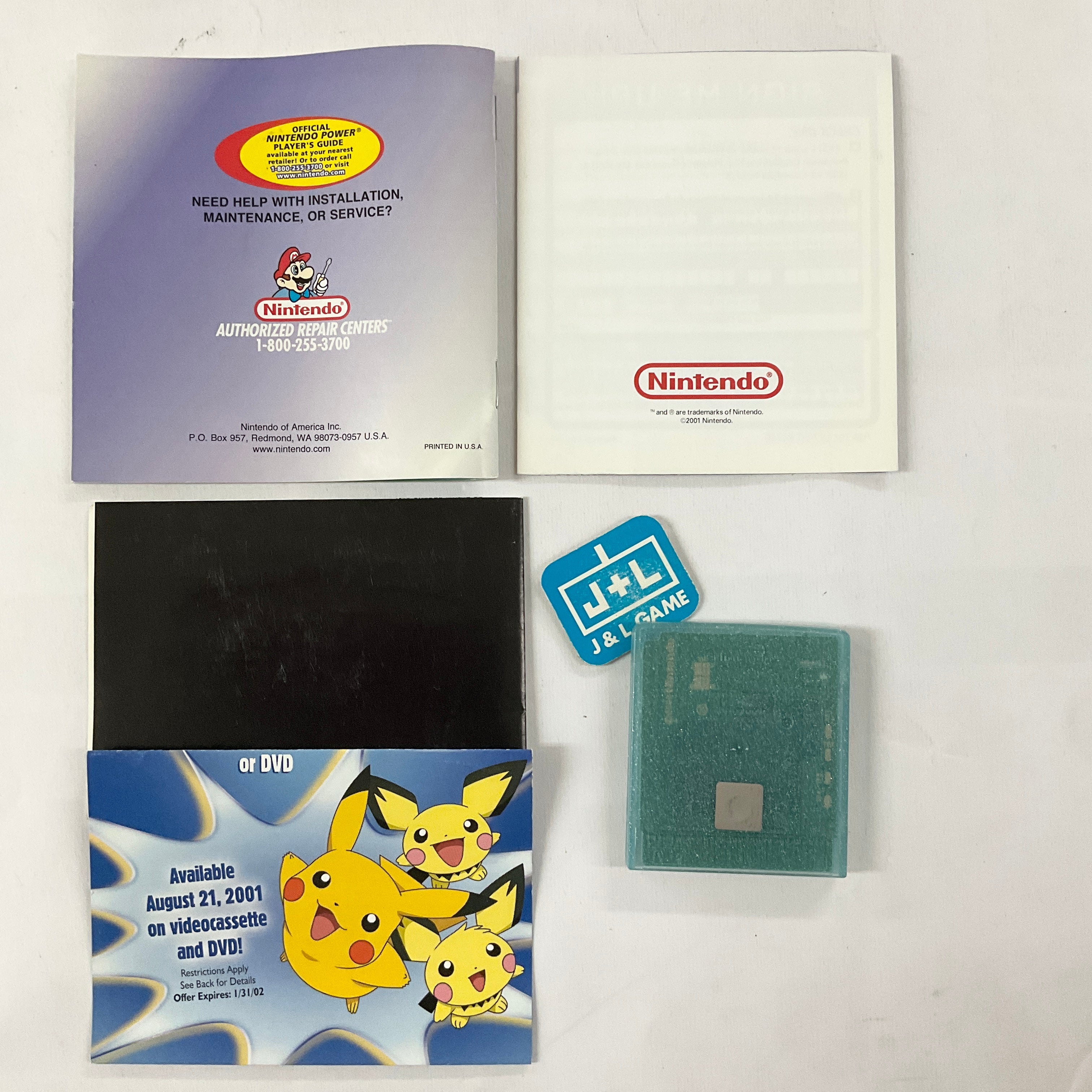 Pokemon Crystal Version - (GBC) Game Boy Color [Pre-Owned] Video Games Nintendo   