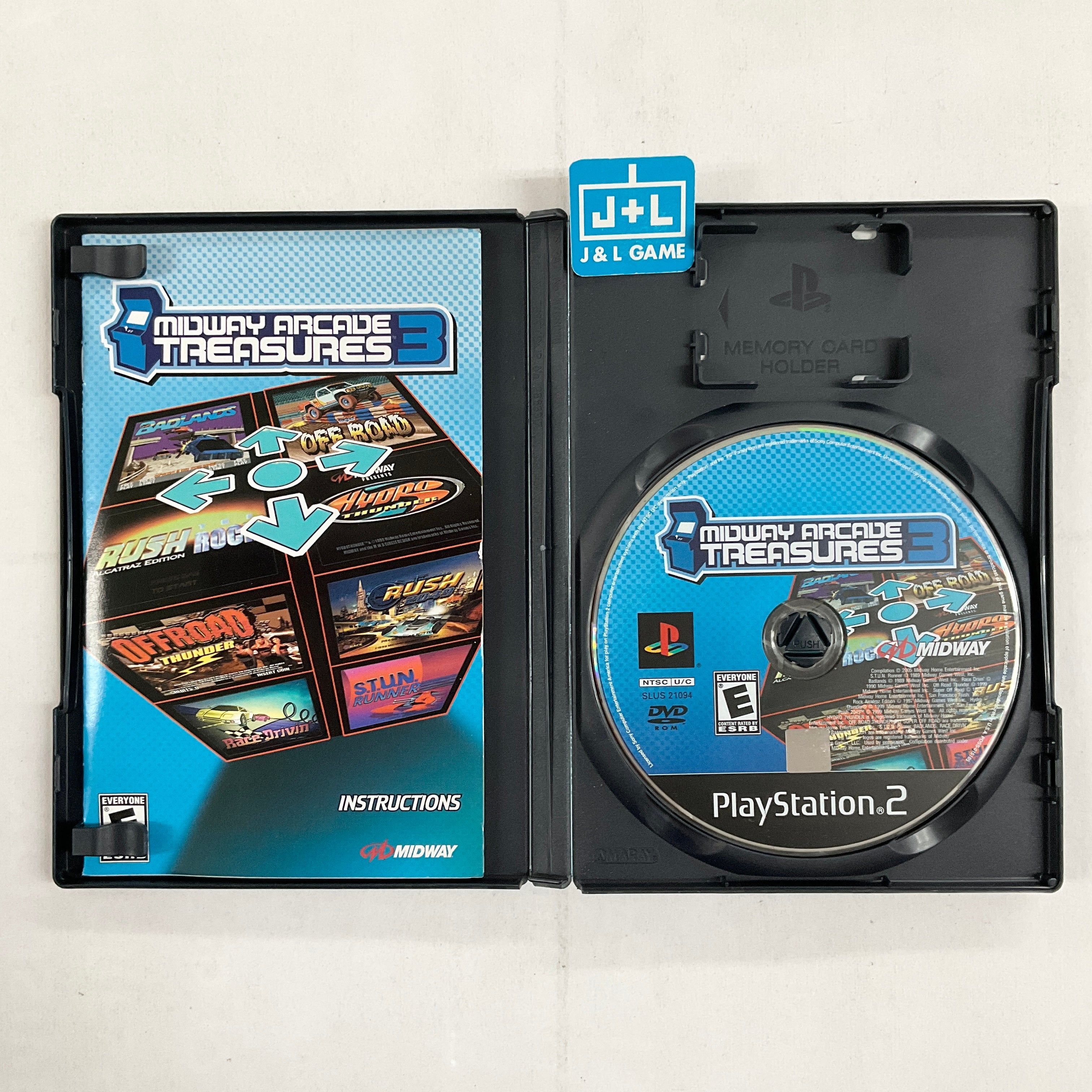 Midway Arcade Treasures 3 - (PS2) PlayStation 2 [Pre-Owned] | J&L Game
