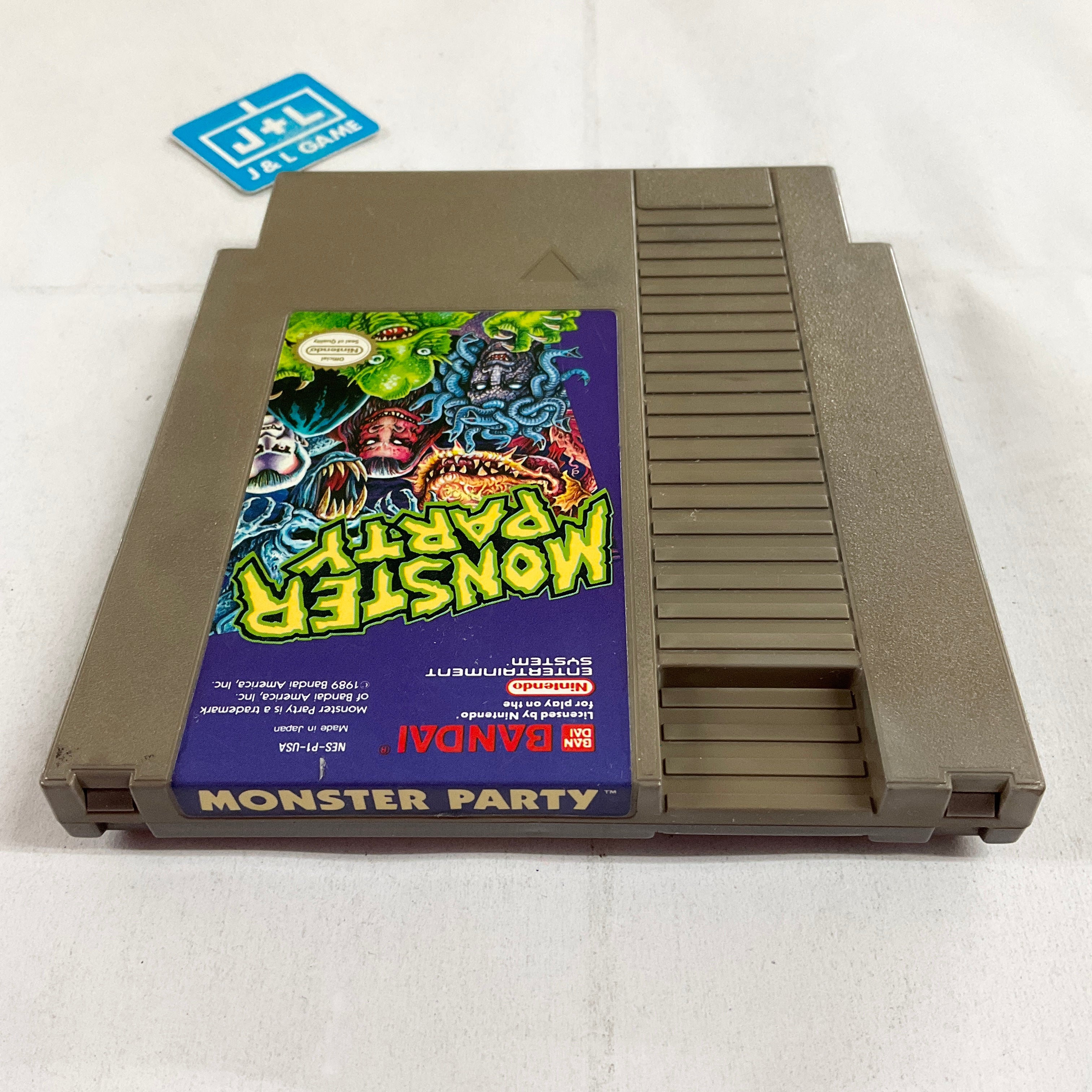 Monster Party - (NES) Nintendo Entertainment System [Pre-Owned] Video Games Bandai   