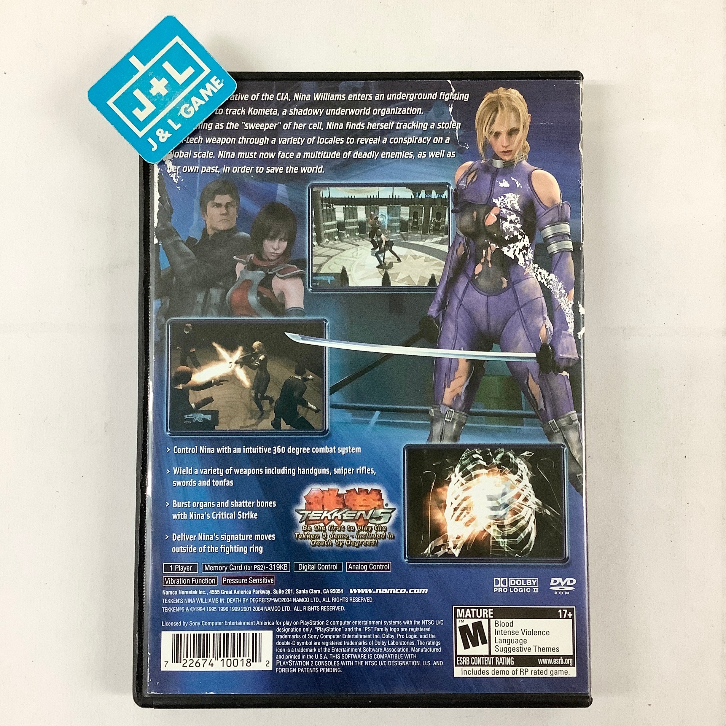 Death by Degrees - (PS2) PlayStation 2 [Pre-Owned] Video Games Namco   